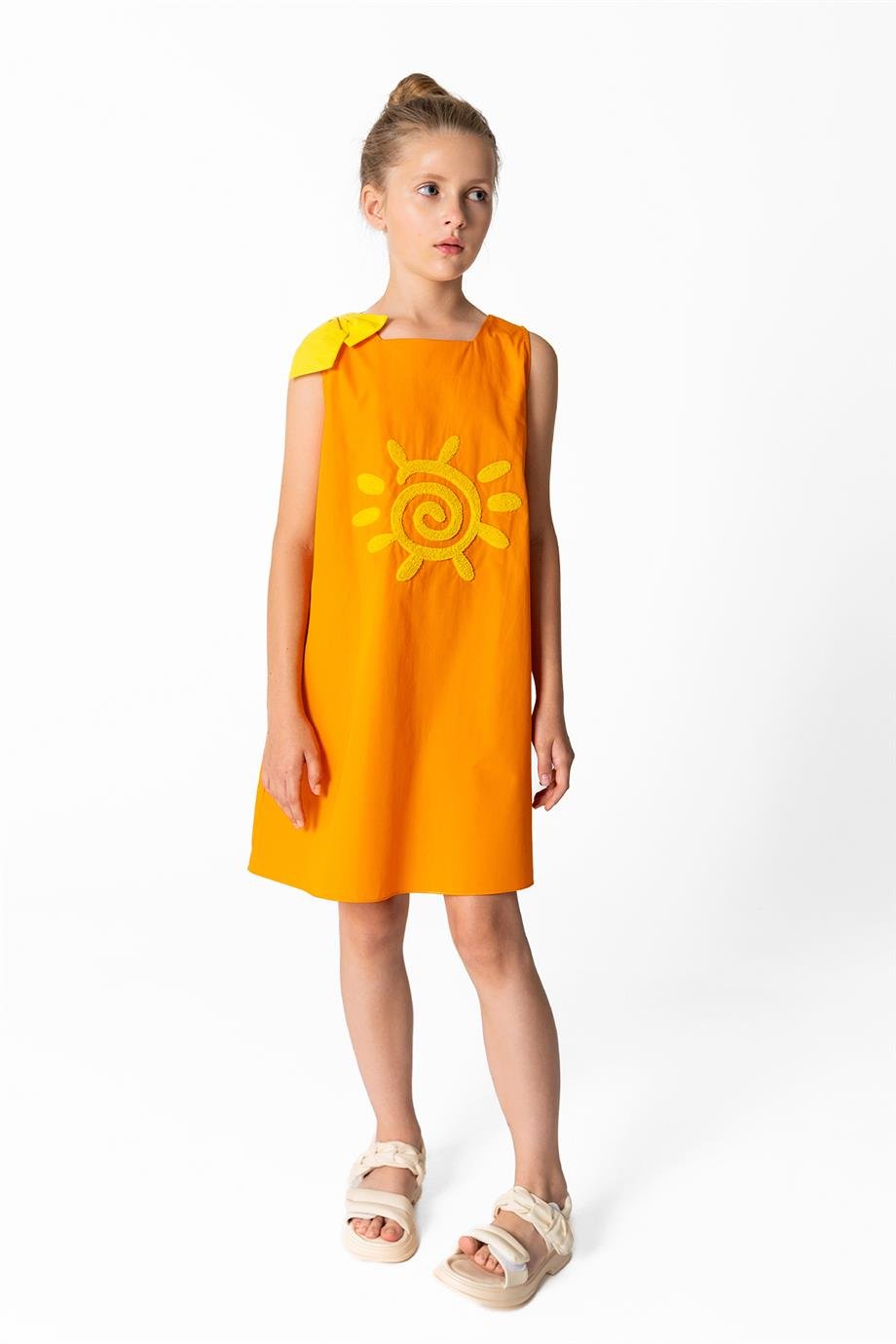 Lia Lea Girl Orange DressLia Lea Girl Orange Dress