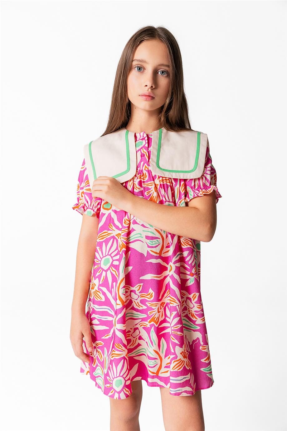 Lia Lea Kız Çocuk Pembe ElbiseLia Lea Kız Çocuk Pembe Elbise