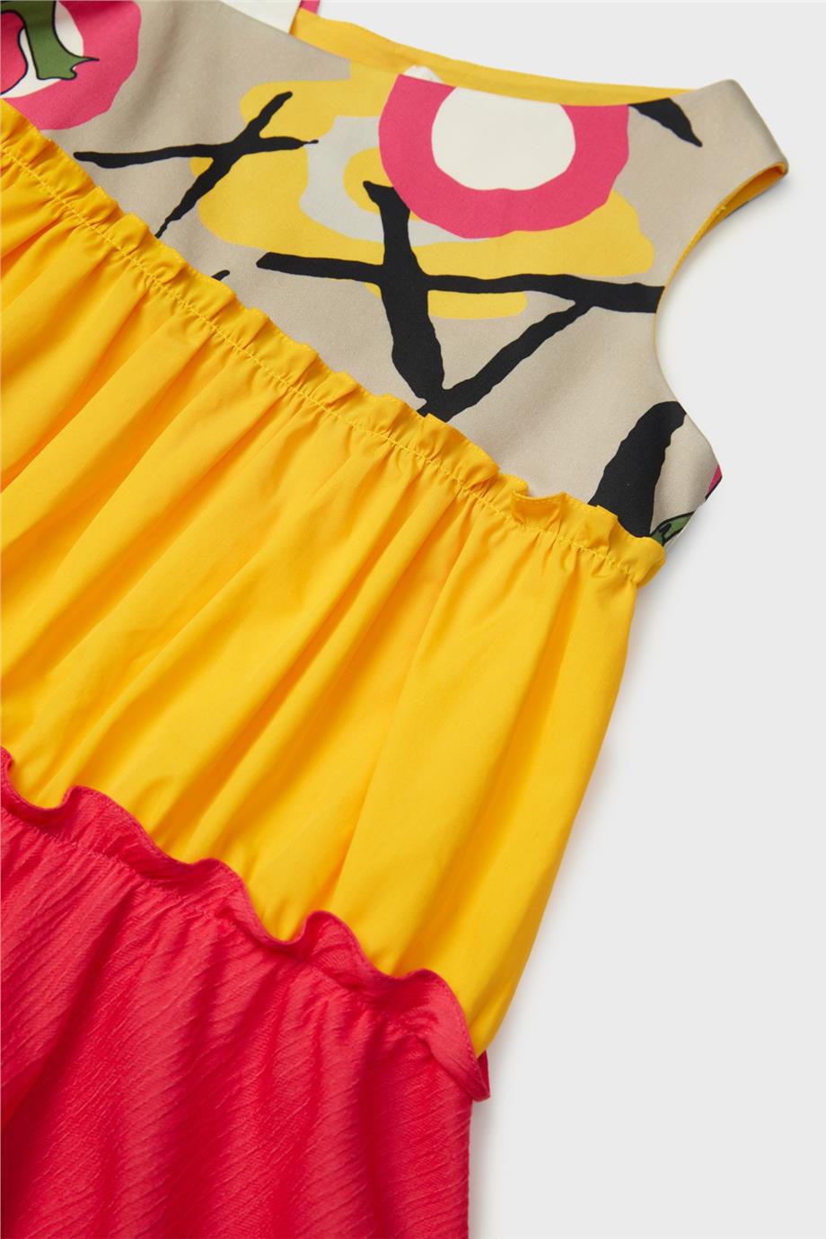 Lia Lea Kız Çocuk Renkli Elbise