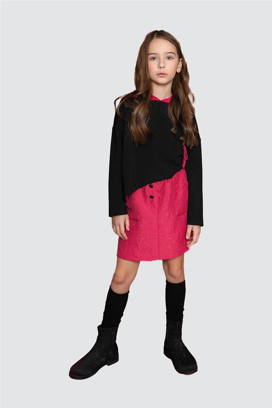 Lia Lea Kız Çocuk Siyah Bluz