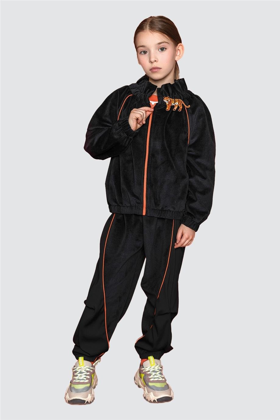 Lia Lea Kız Çocuk Siyah Mont