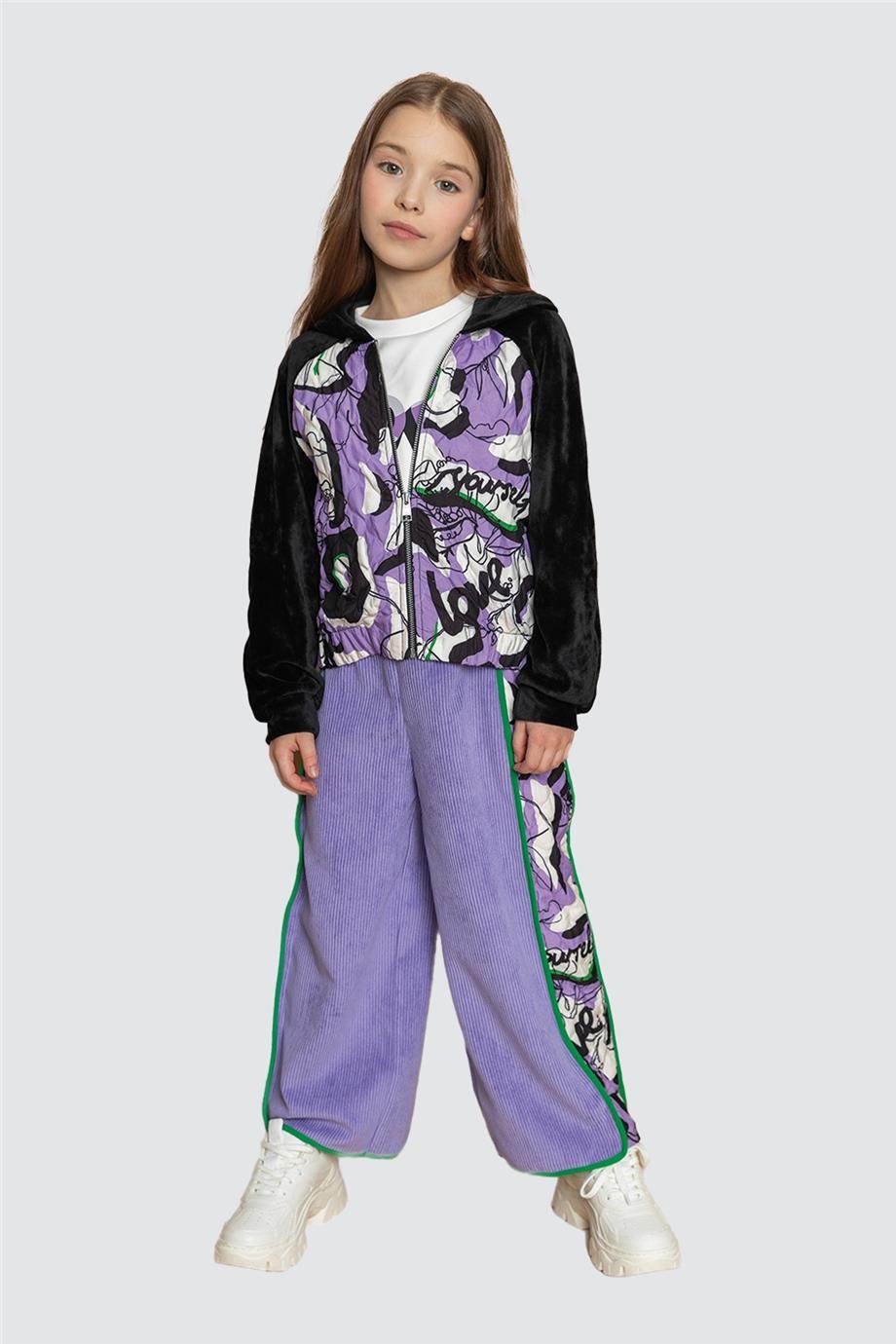 Lia Lea Kız Çocuk Siyah Mont