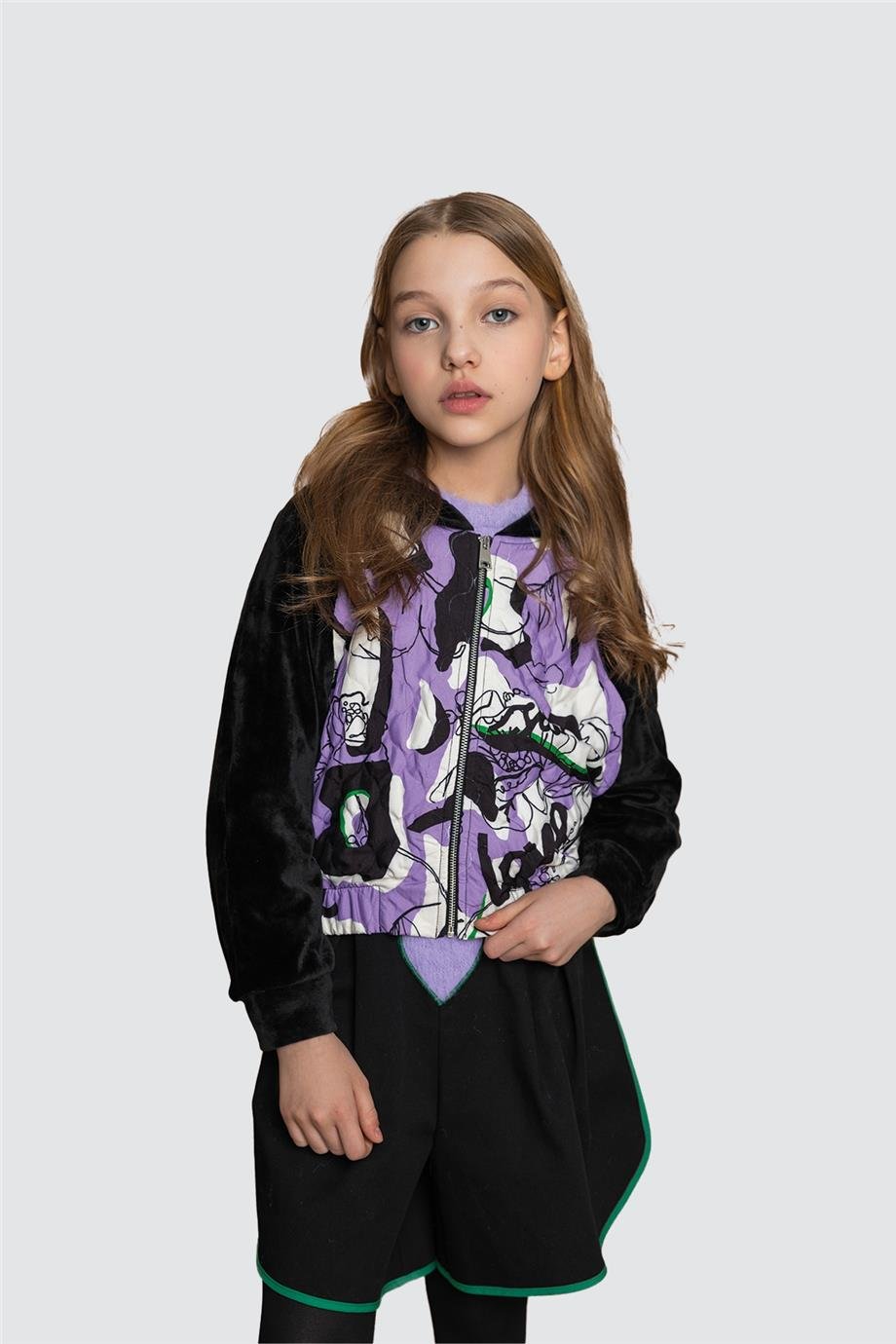 Lia Lea Kız Çocuk Siyah Mont