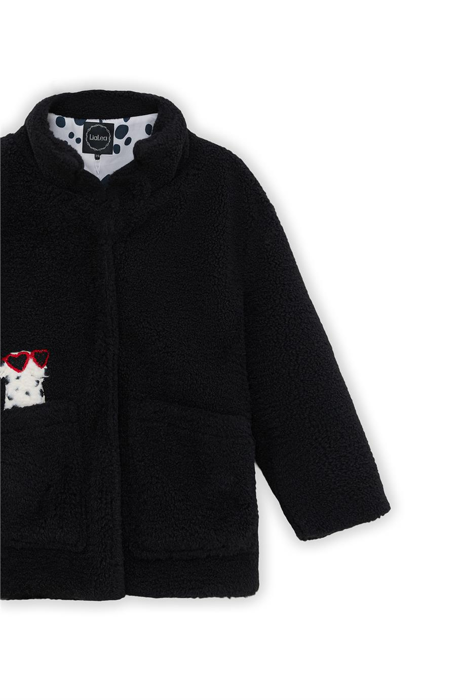 Lia Lea Girl Black CoatLia Lea Girl Black Coat
