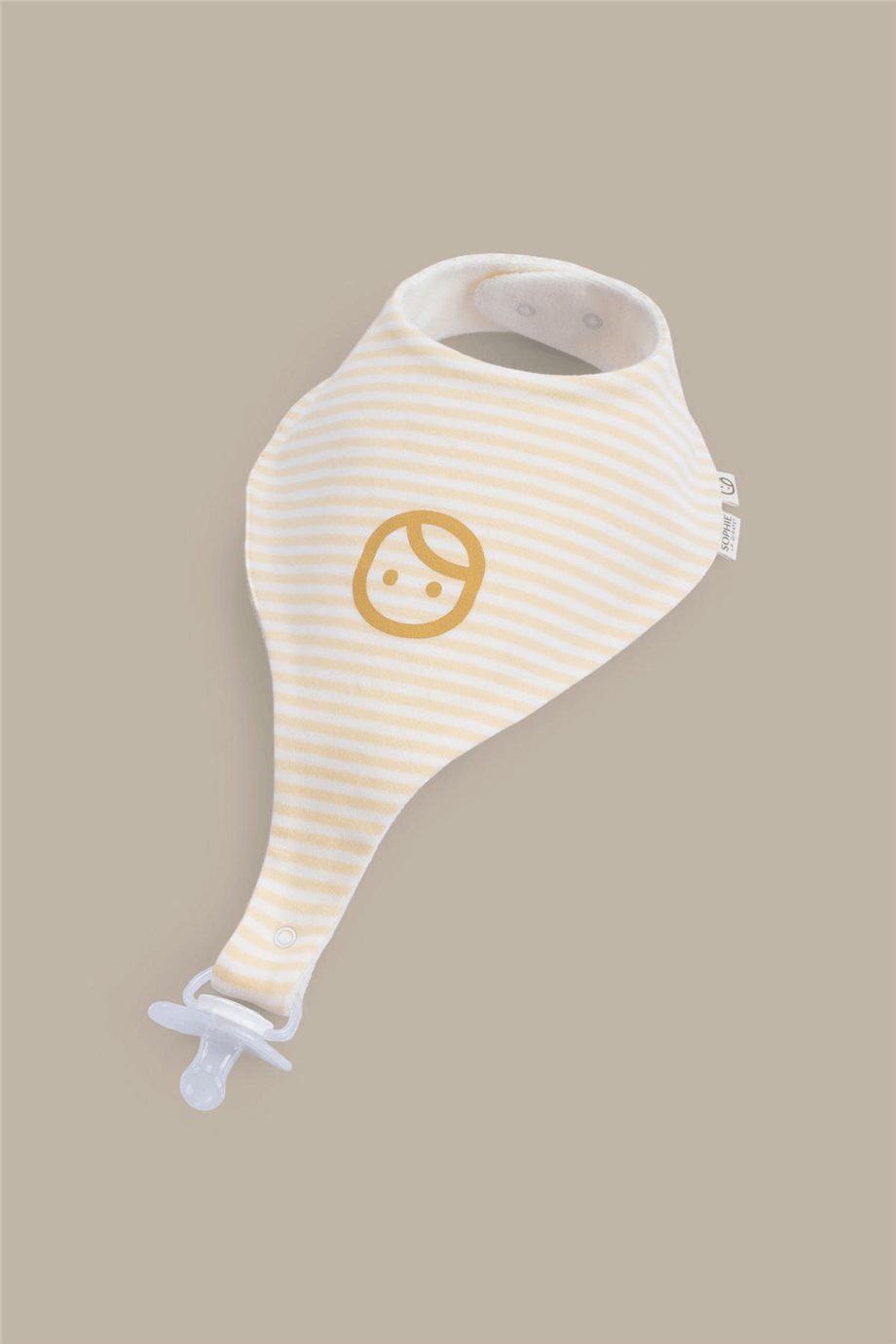 Little Gusto 2-Pack Waterproof Pacifier Bib SetLittle Gusto 2-Pack Waterproof Pacifier Bib Set