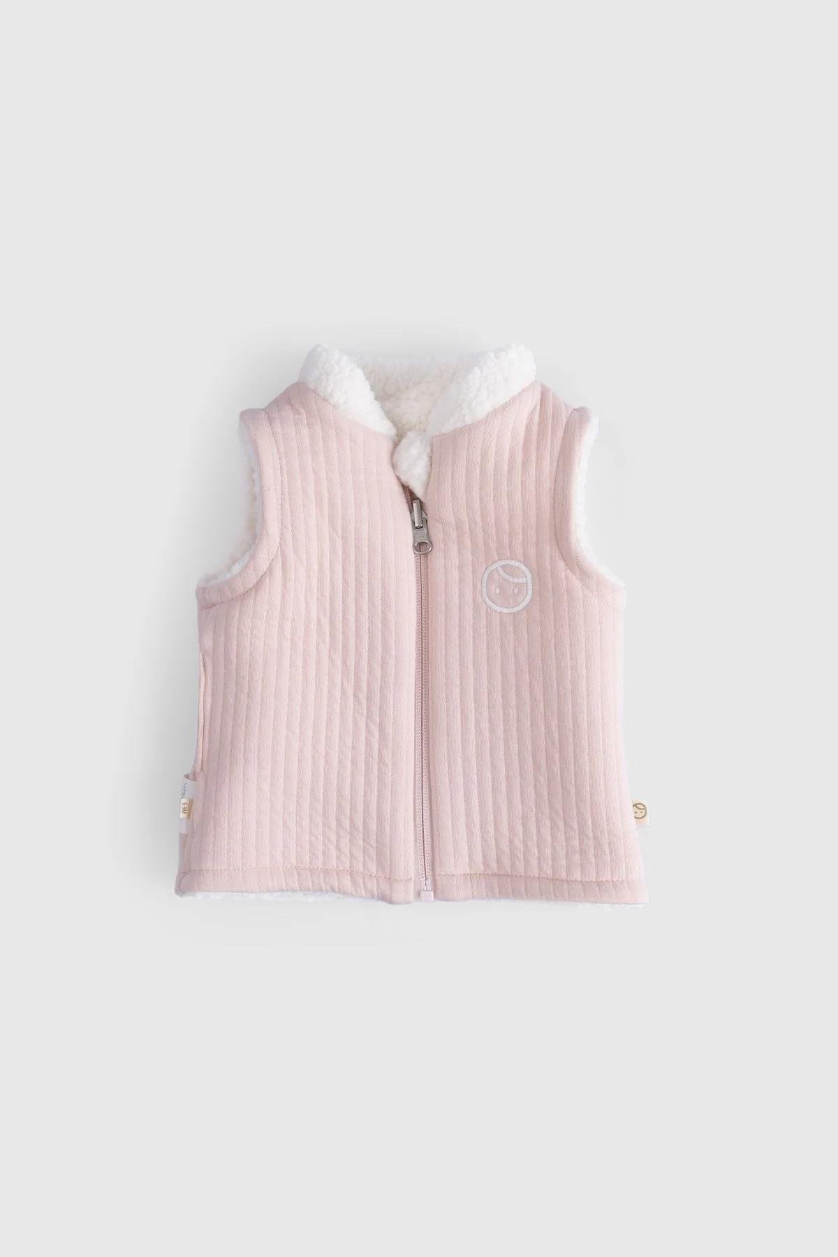 Little Gusto Çift Taraflı Kapitoneli Wellsoft Mavi YelekLittle Gusto Çift Taraflı Kapitoneli Wellsoft Mavi Yelek