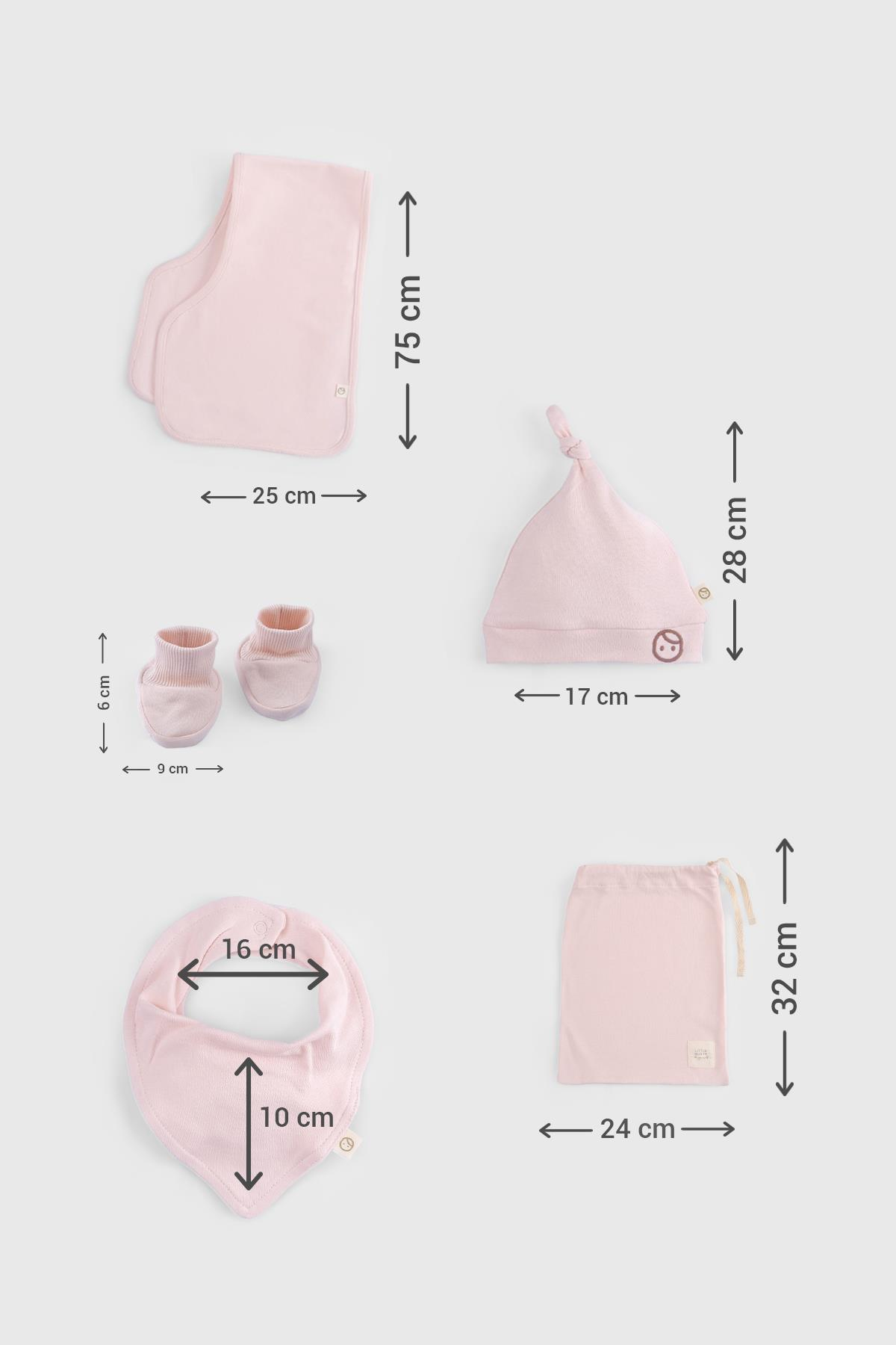 Little Gusto Organik Pamuk 10'lu Ekru Hastane Çıkış SetiLittle Gusto Organik Pamuk 10'lu Ekru Hastane Çıkış Seti