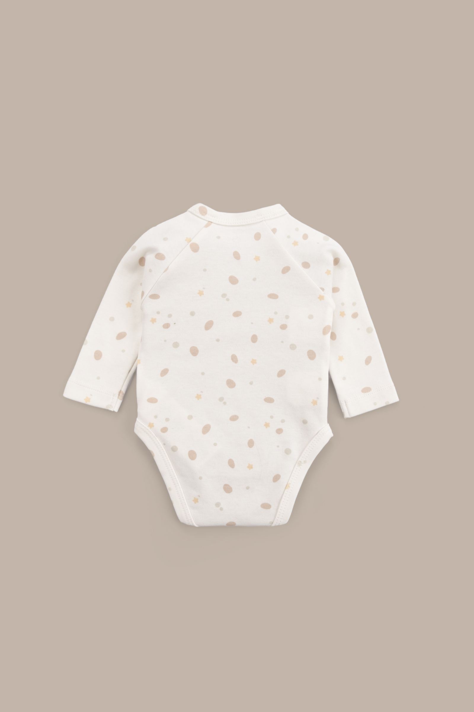 Little Gusto Organic Cotton Long Sleeve Wrap BodysuitLittle Gusto Organic Cotton Long Sleeve Wrap Bodysuit