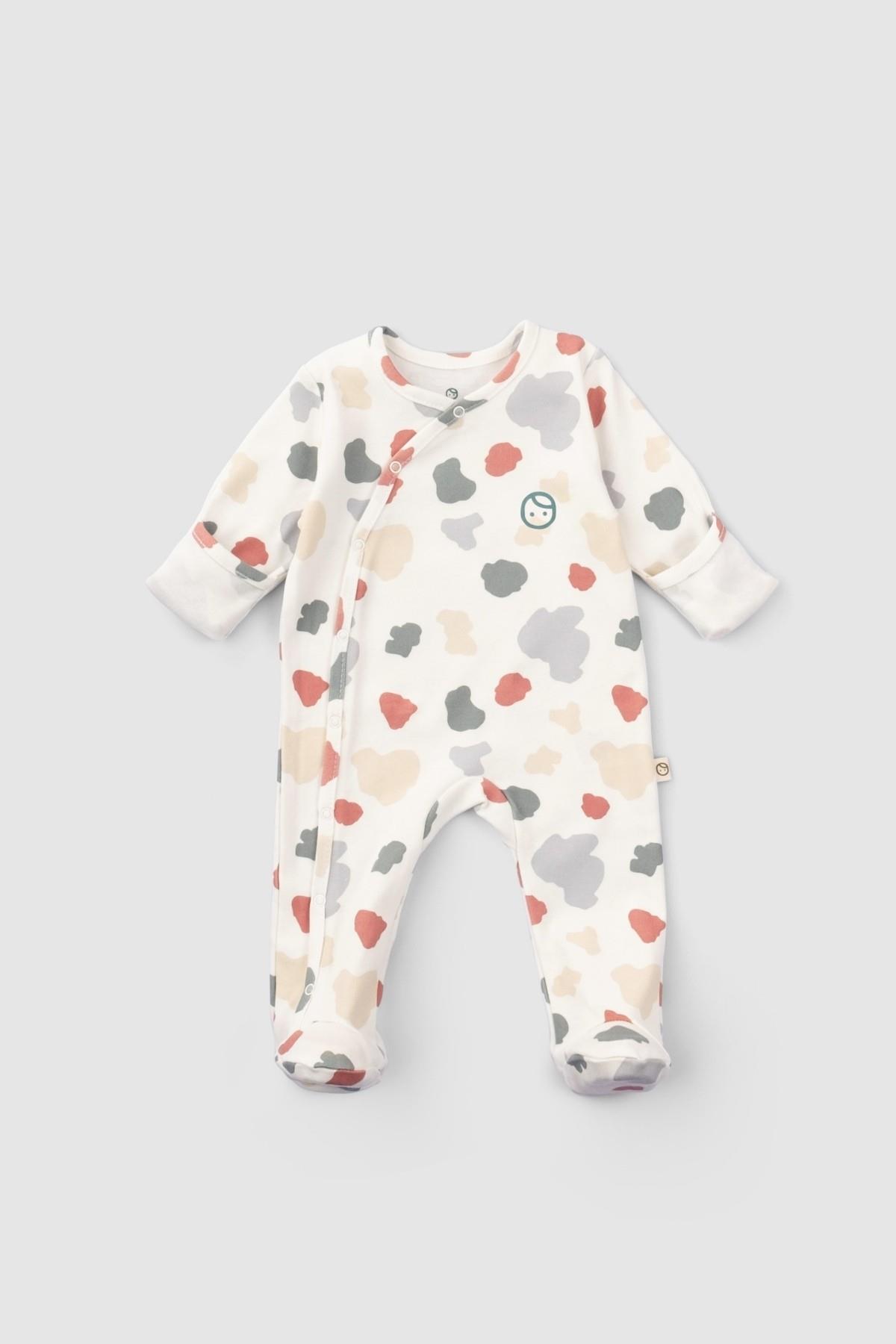 Little Gusto Unisex 3'lü Patikli Organik Pamuk Yenidoğan Tulum SetiLittle Gusto Unisex 3'lü Patikli Organik Pamuk Yenidoğan Tulum Seti