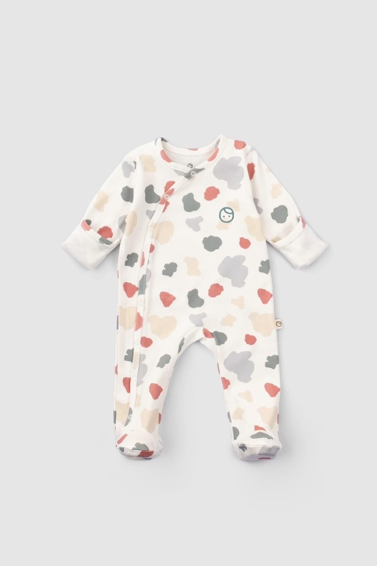Little Gusto Unisex 3'lü Patikli Organik Pamuk Yenidoğan Tulum SetiLittle Gusto Unisex 3'lü Patikli Organik Pamuk Yenidoğan Tulum Seti