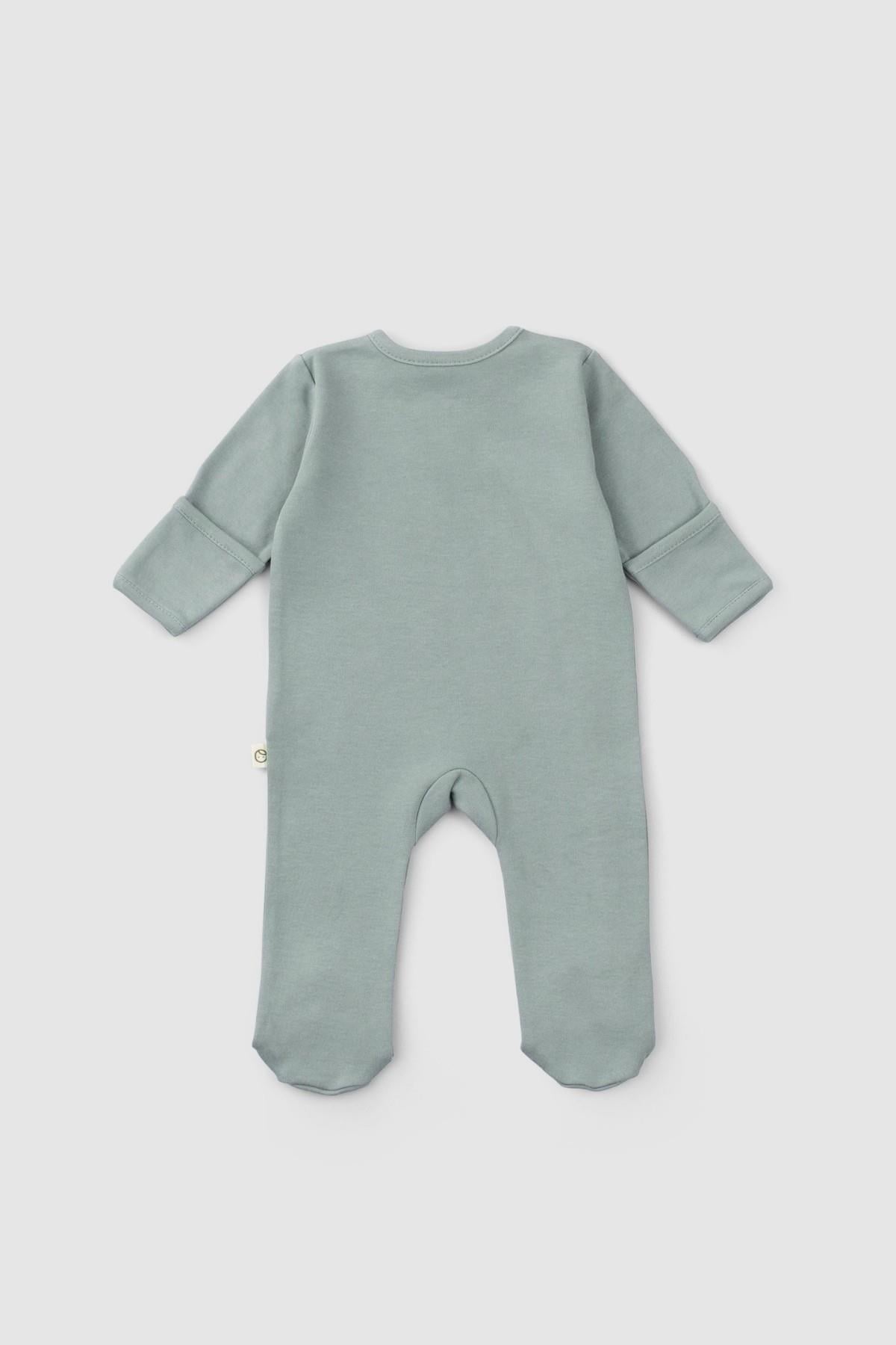 Little Gusto Unisex 3'lü Patikli Organik Pamuk Yenidoğan Tulum SetiLittle Gusto Unisex 3'lü Patikli Organik Pamuk Yenidoğan Tulum Seti
