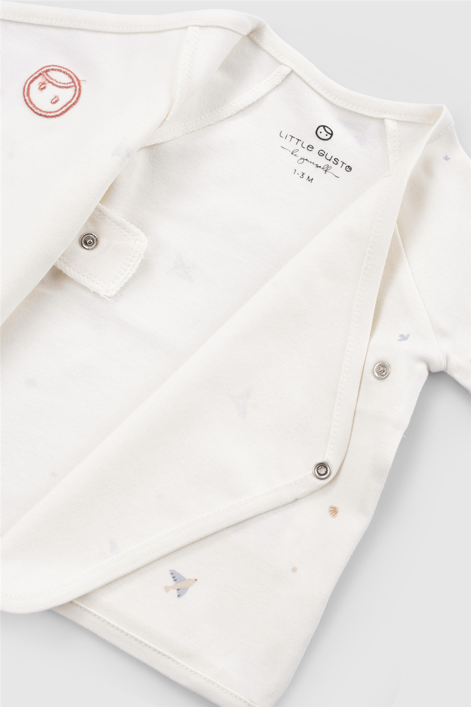 Little Gusto Unisex White Set Little Gusto Unisex White Set 