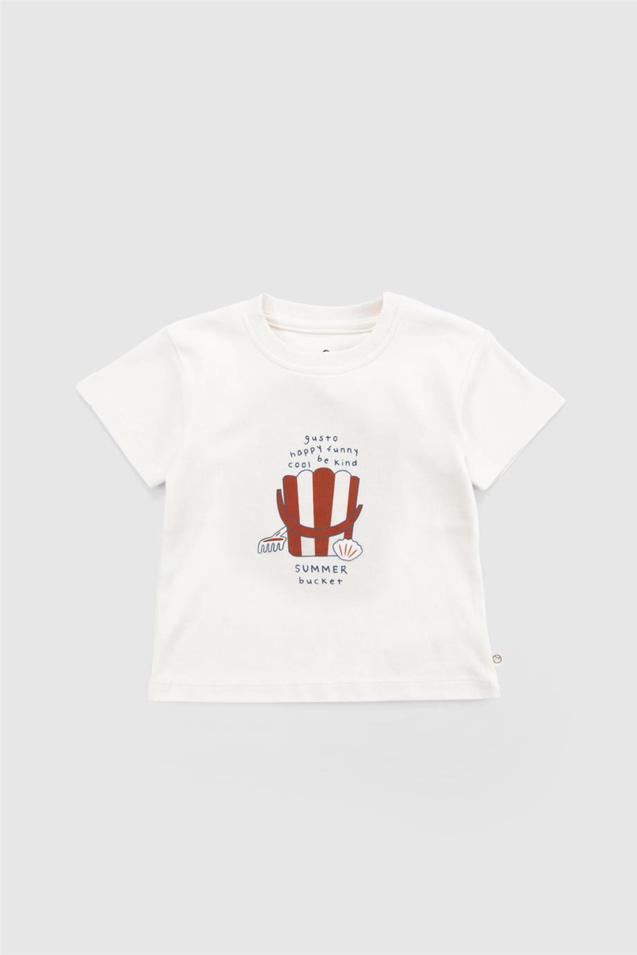 Little Gusto Unisex White Tshirt Little Gusto Unisex White Tshirt 