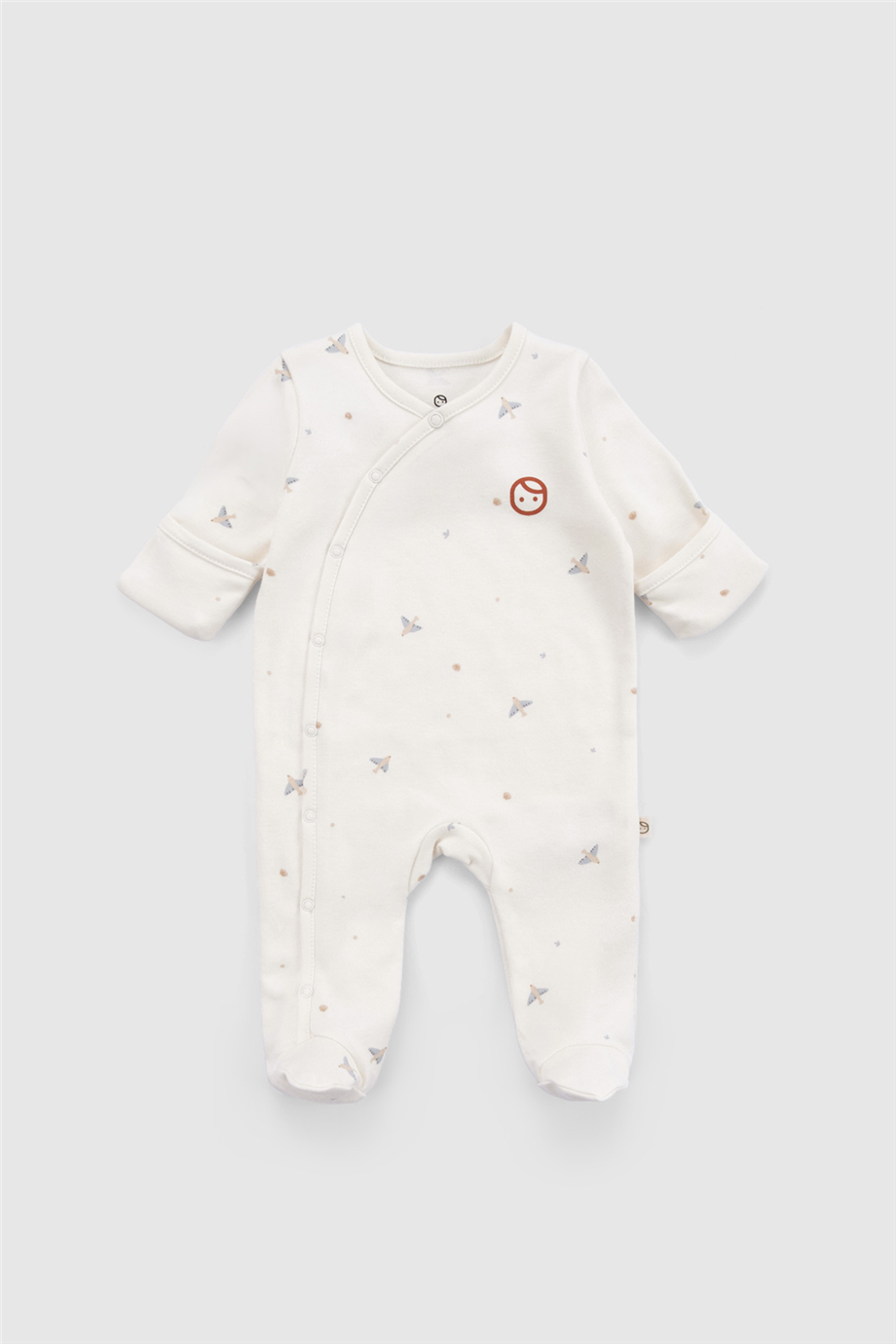 Little Gusto Unisex White Overall Little Gusto Unisex White Overall 