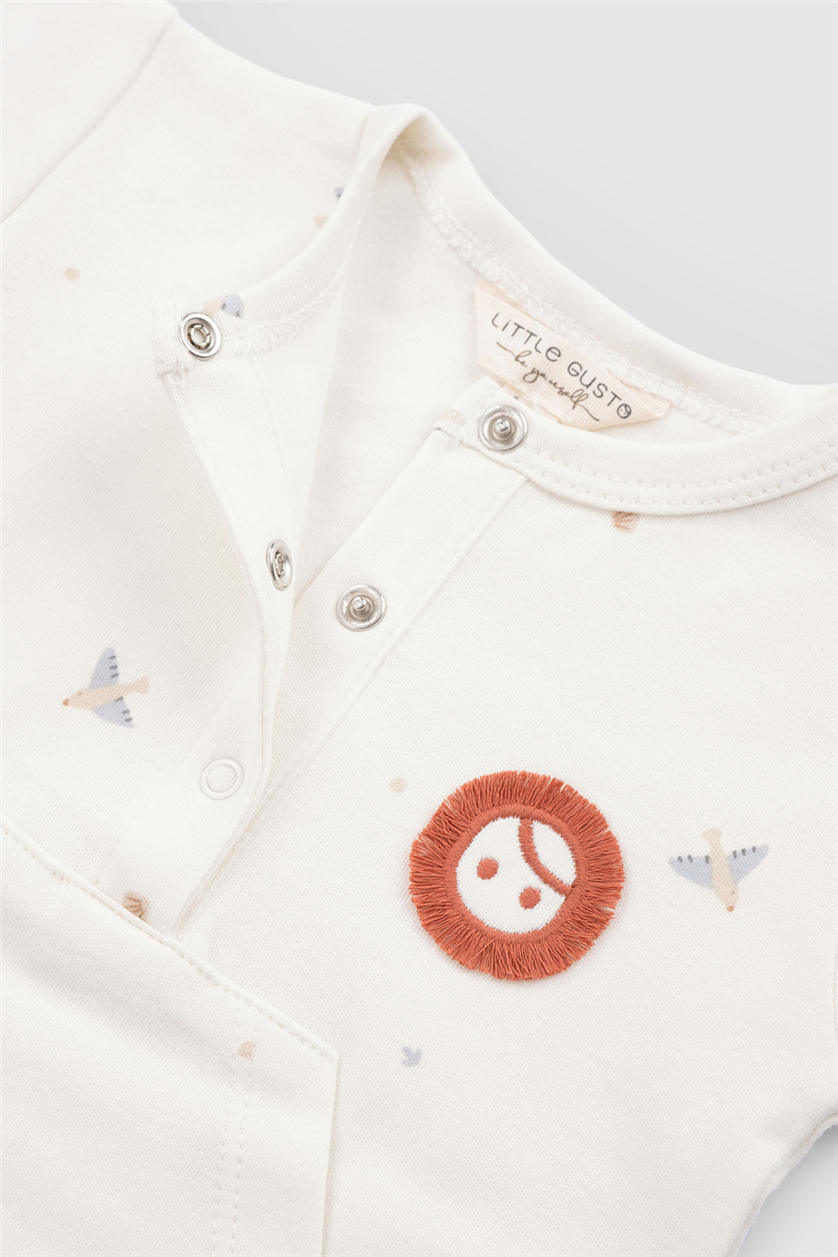 Little Gusto Unisex White Overall Little Gusto Unisex White Overall 