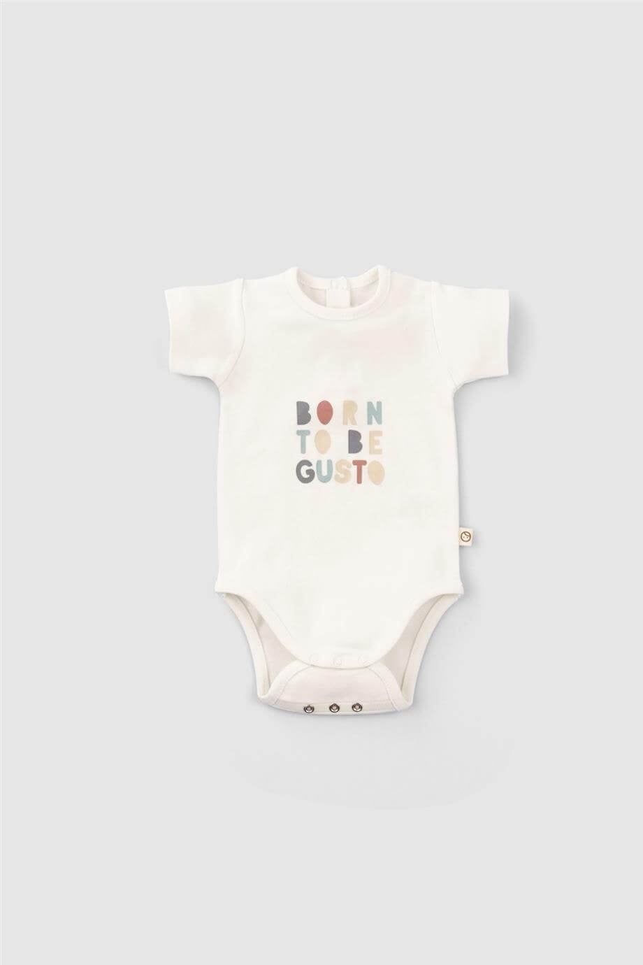 Little Gusto Unisex Desenli BodyLittle Gusto Unisex Desenli Body