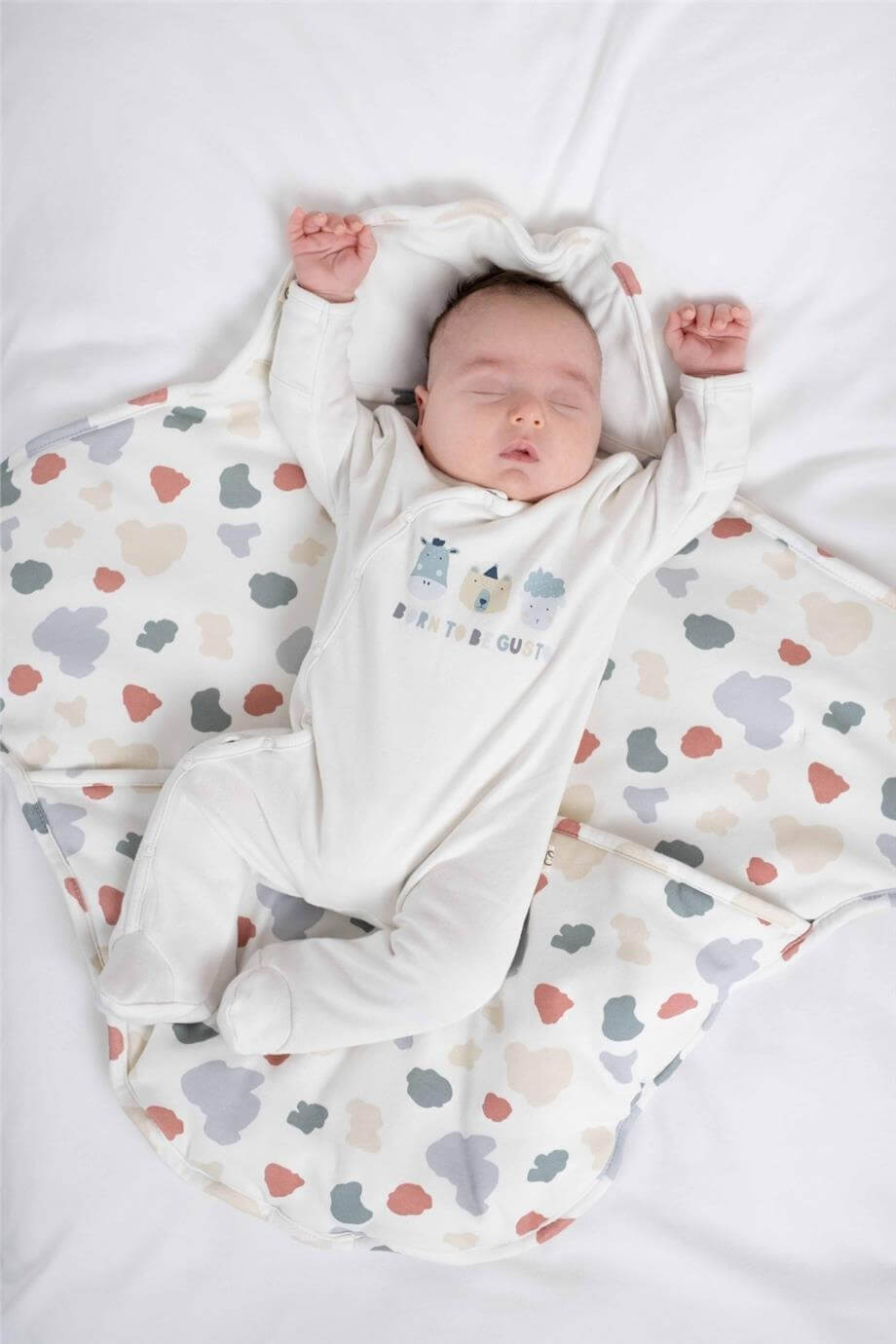 Little Gusto Unisex Desenli KundakLittle Gusto Unisex Desenli Kundak