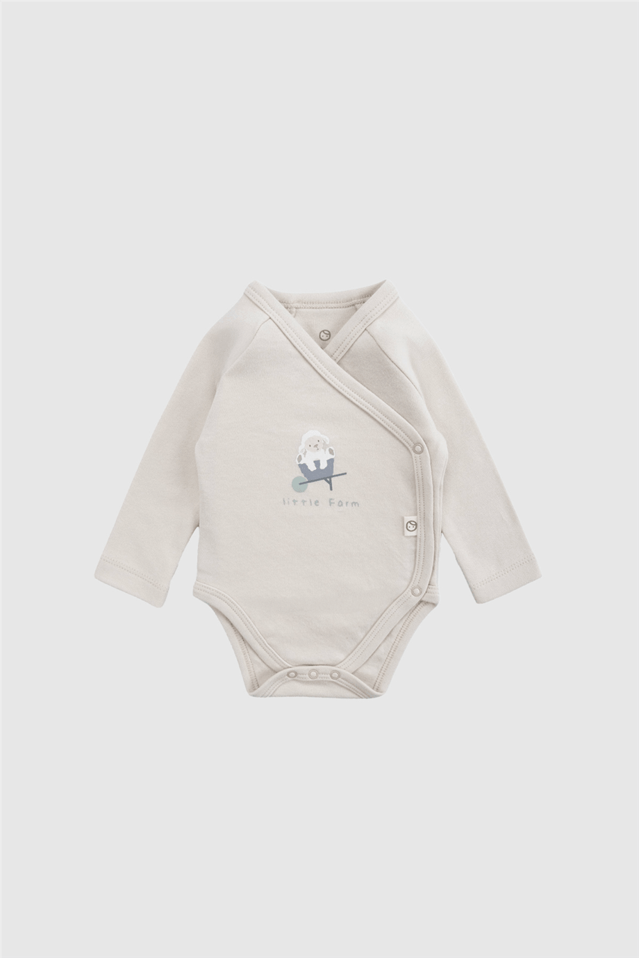 Little Gusto Unisex Ecru OnesieLittle Gusto Unisex Ecru Onesie