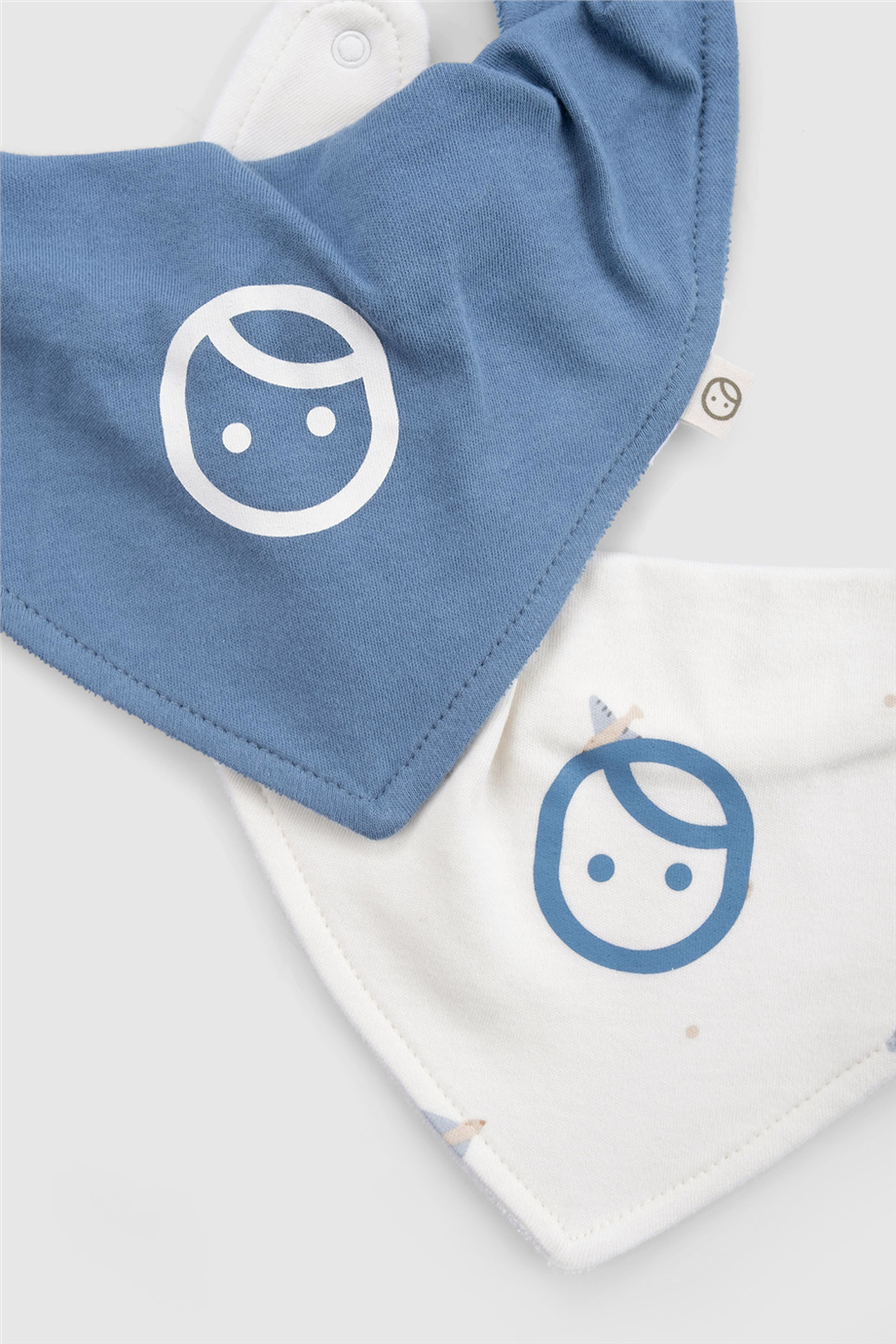 Little Gusto Unisex Blue BibLittle Gusto Unisex Blue Bib
