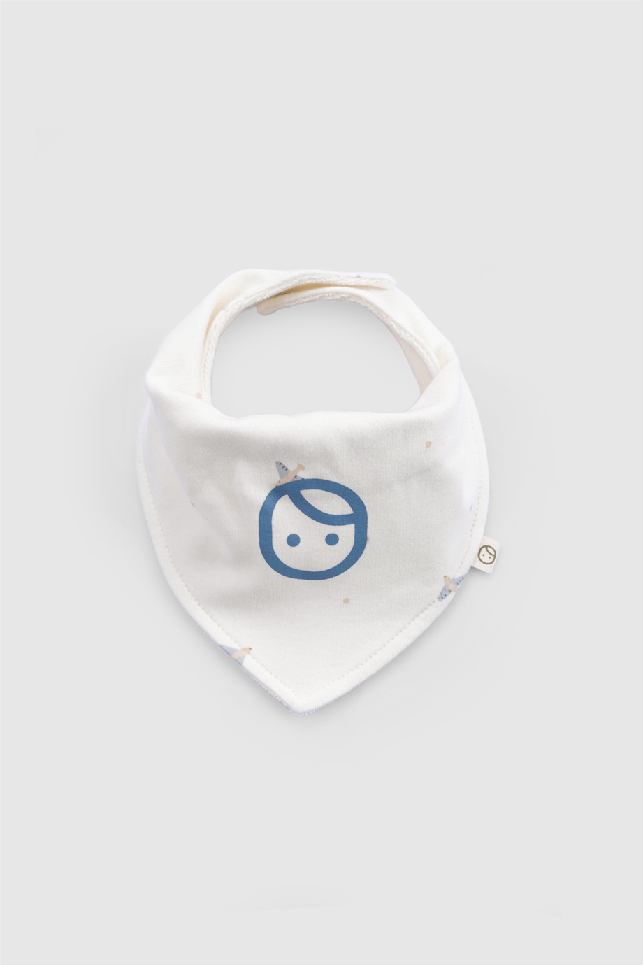 Little Gusto Unisex Blue BibLittle Gusto Unisex Blue Bib