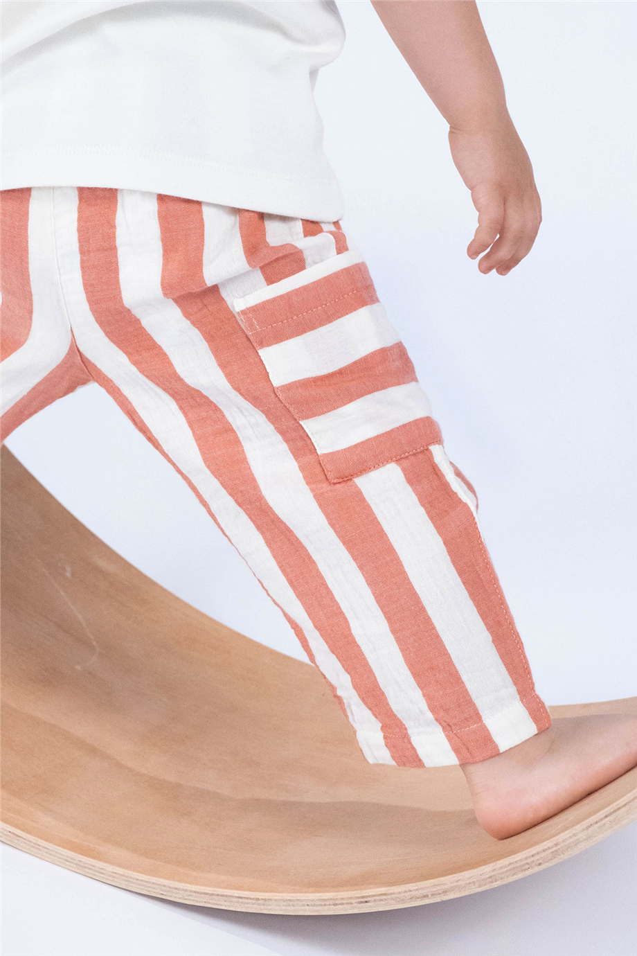Little Gusto Unisex Orange Trousers Little Gusto Unisex Orange Trousers 