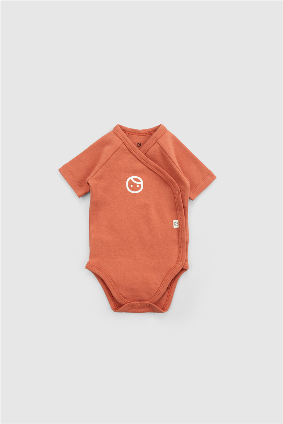 Little Gusto Unisex Orange BodysuitLittle Gusto Unisex Orange Bodysuit