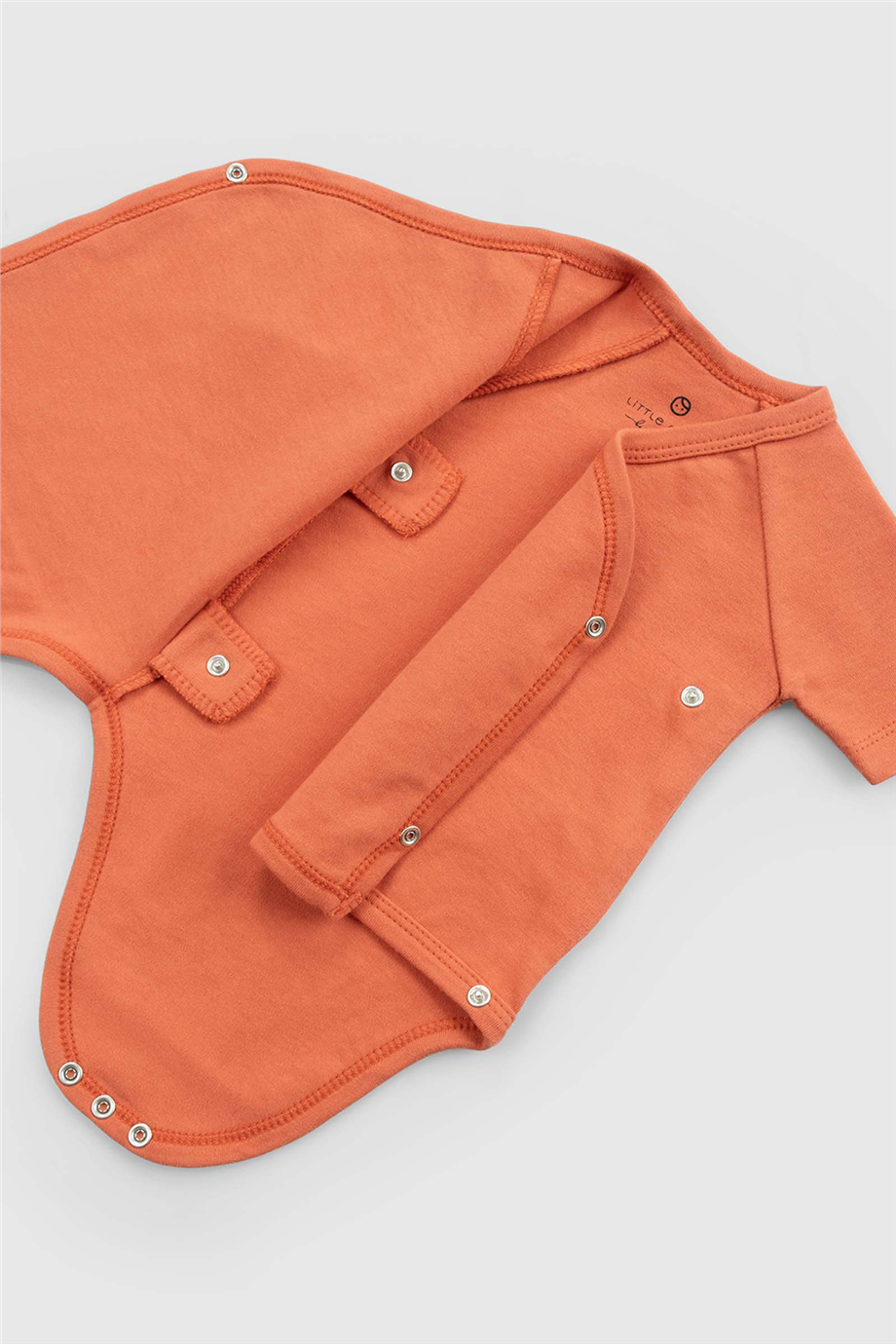 Little Gusto Unisex Orange BodysuitLittle Gusto Unisex Orange Bodysuit
