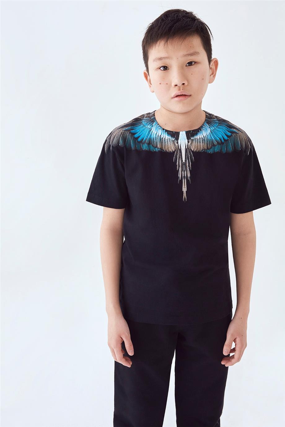 Marcelo Burlon Erkek Çocuk Siyah T-Shirt