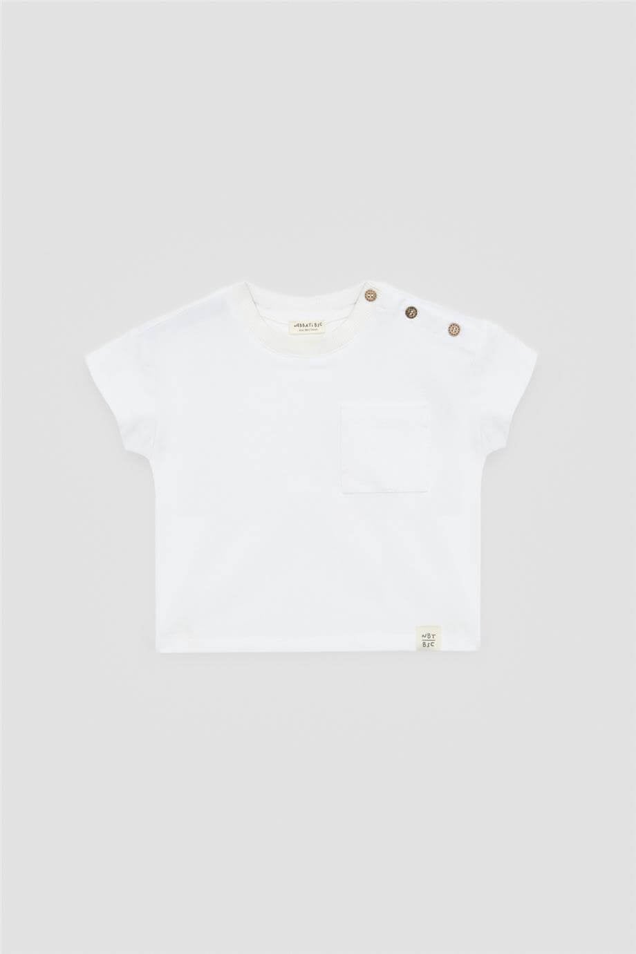 NBT BSC Erkek Bebek Beyaz TshirtNBT BSC Erkek Bebek Beyaz Tshirt