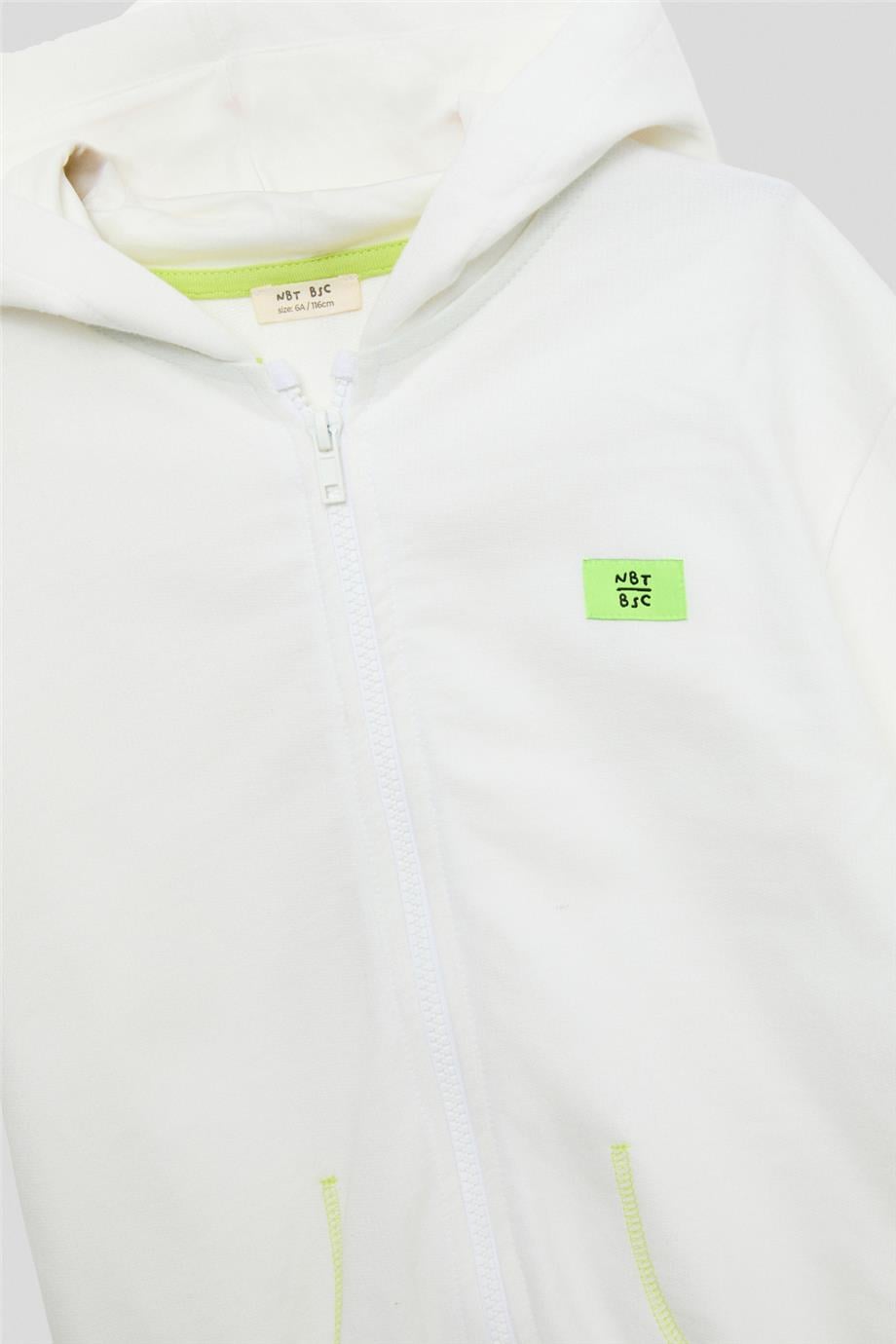  Boy White Tracksuit Top Boy White Tracksuit Top