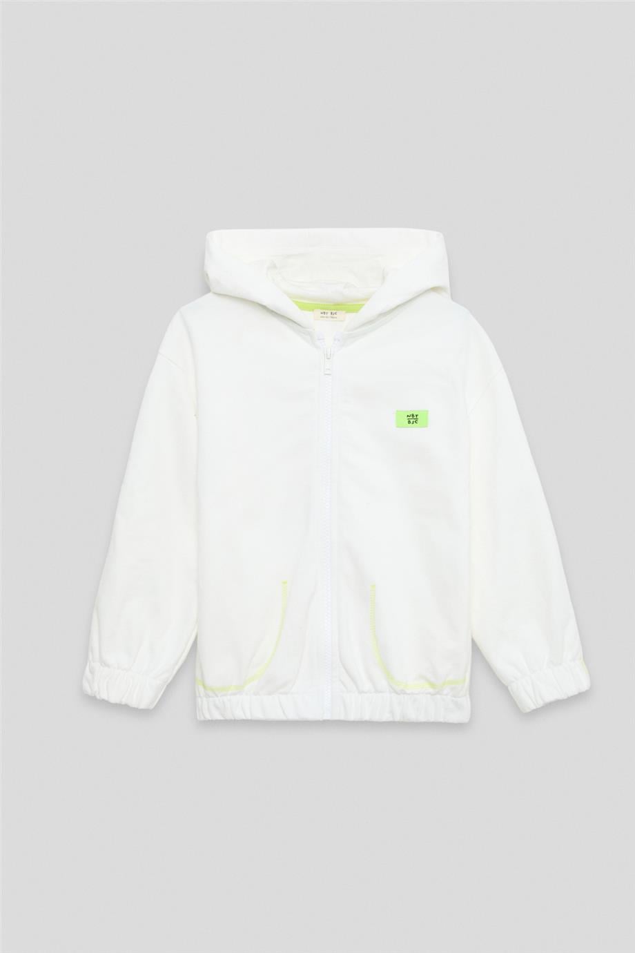  Boy White Tracksuit Top Boy White Tracksuit Top