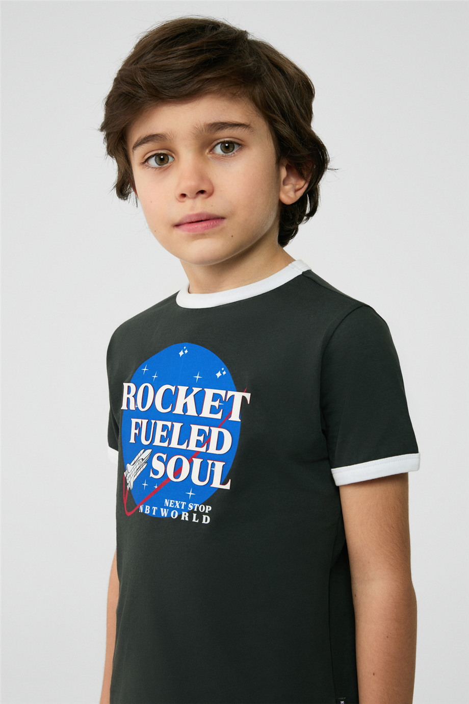  Boy Anthracite Tshirt Boy Anthracite Tshirt
