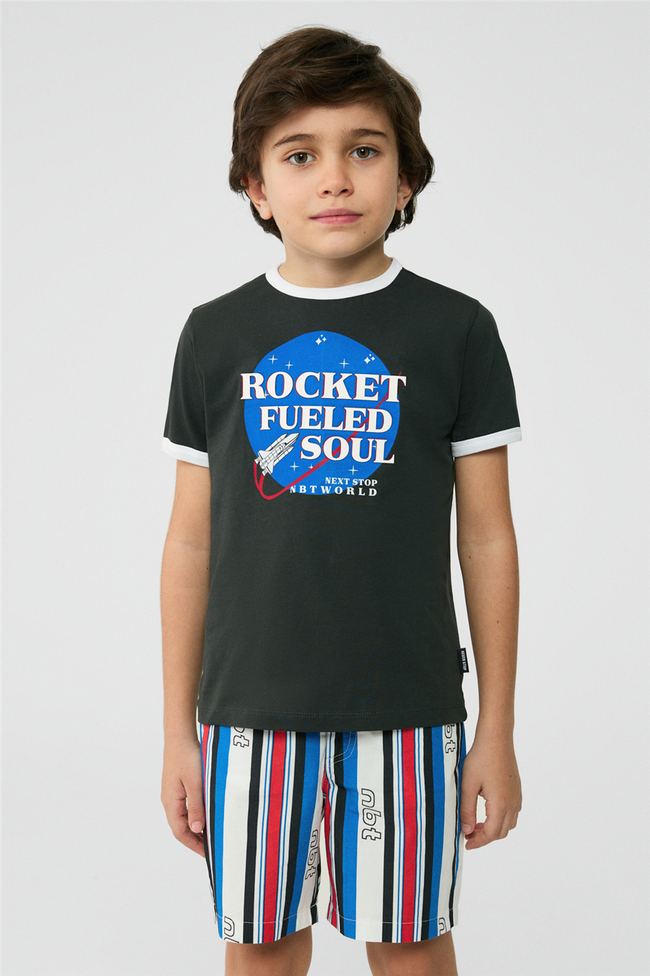 Boy Anthracite Tshirt Boy Anthracite Tshirt