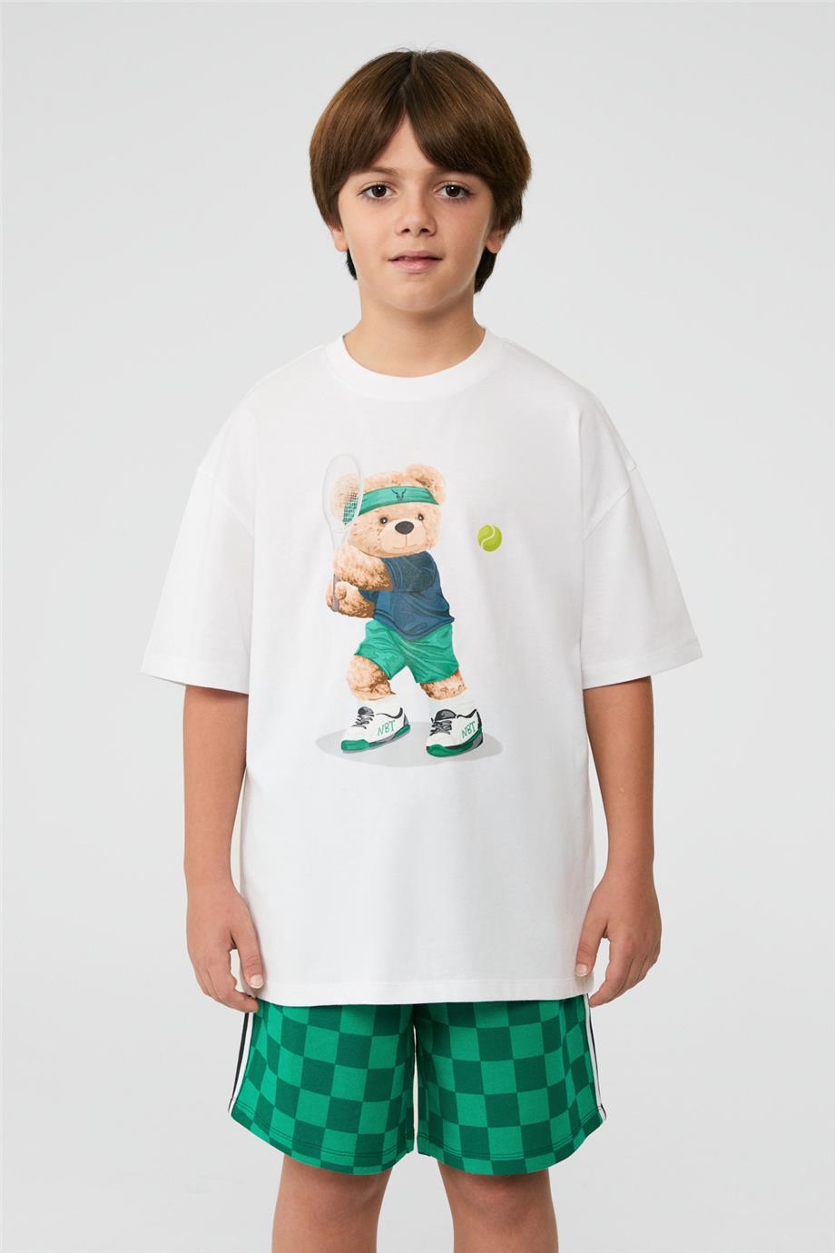 NBT Erkek Çocuk Beyaz TshirtNBT Erkek Çocuk Beyaz Tshirt
