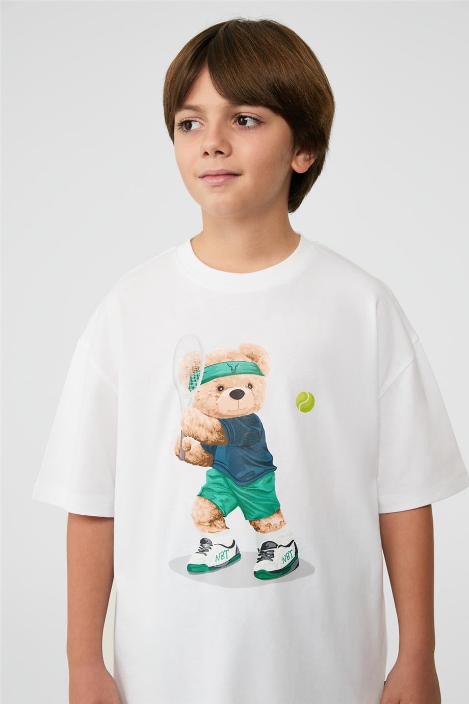 NBT Erkek Çocuk Beyaz TshirtNBT Erkek Çocuk Beyaz Tshirt