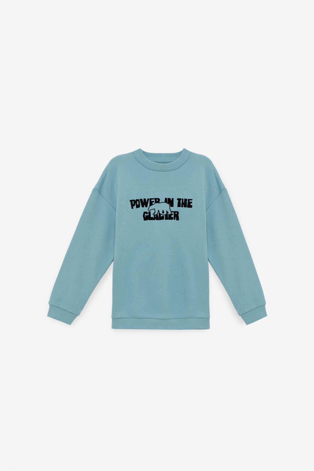 NBT Erkek Çocuk Mavi Eşofman ÜstüNBT Erkek Çocuk Mavi Eşofman Üstü