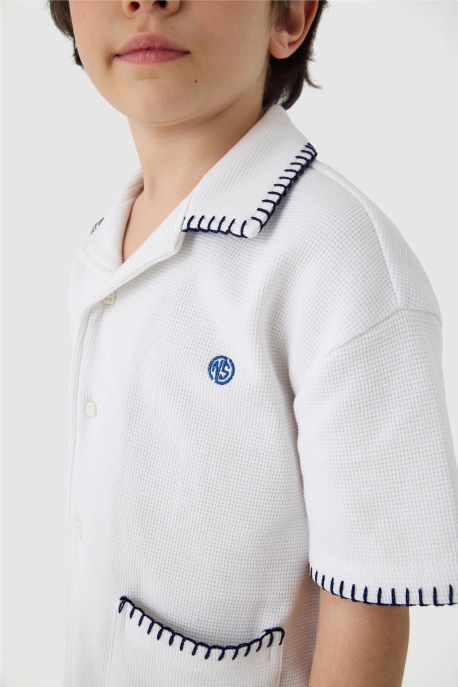 NBT Jeans Erkek Çocuk Beyaz GömlekNBT Jeans Erkek Çocuk Beyaz Gömlek