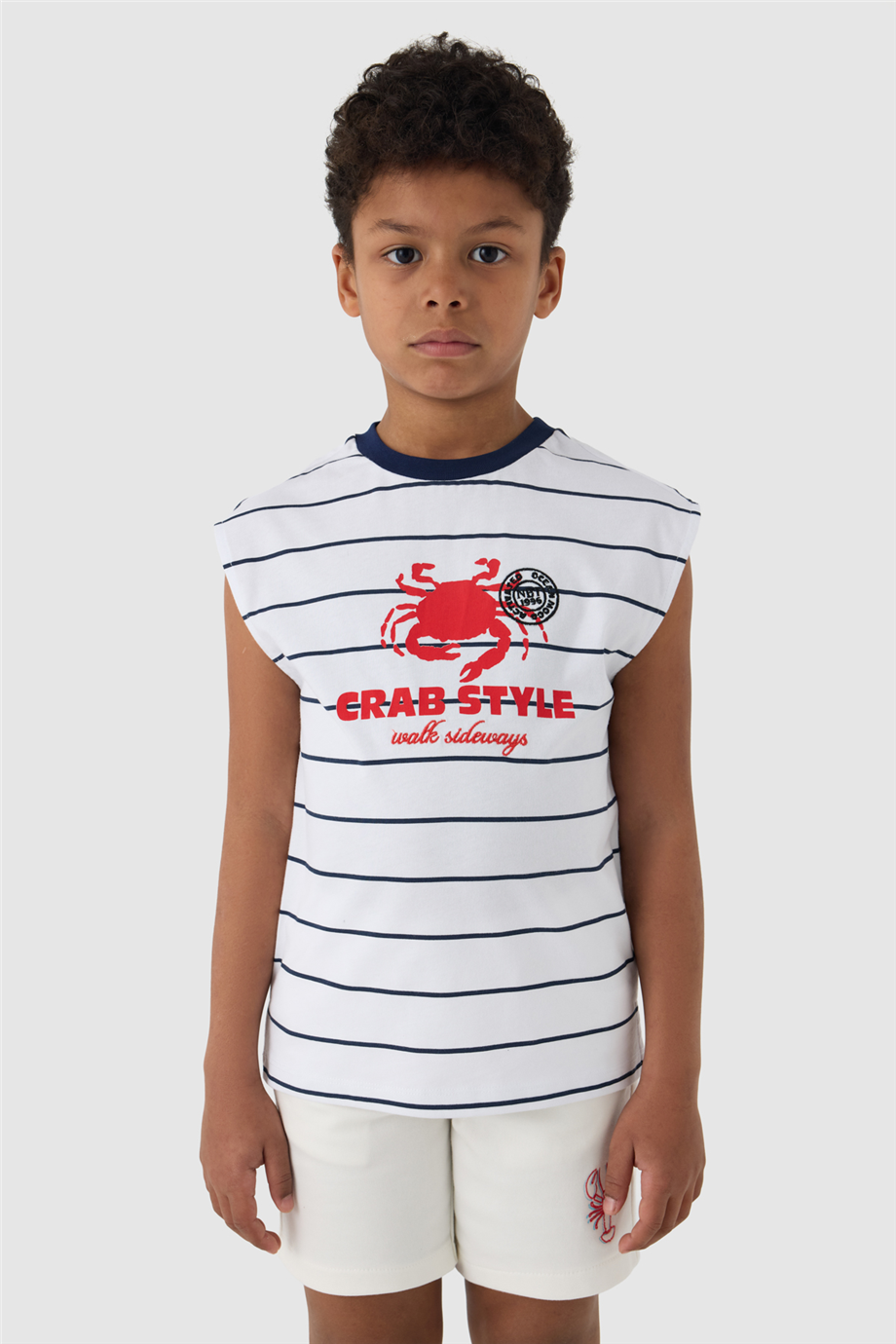  Boy Striped Undershirt Boy Striped Undershirt