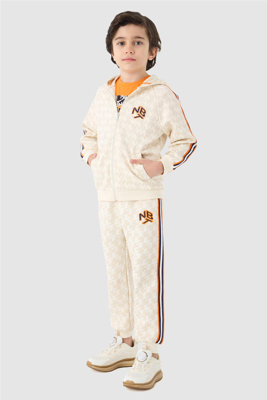 NBT Jeans  Boy Patterned Tracksuit TopNBT Jeans  Boy Patterned Tracksuit Top