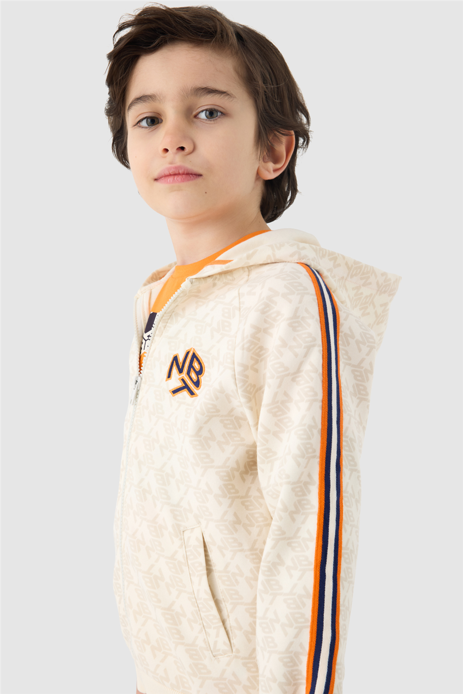 NBT Jeans  Boy Patterned Tracksuit TopNBT Jeans  Boy Patterned Tracksuit Top