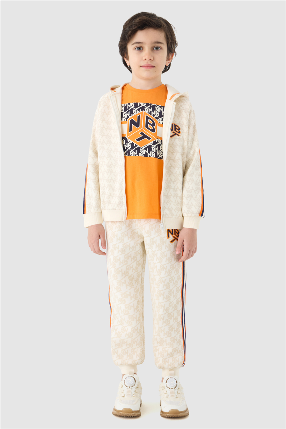 NBT Jeans  Boy Patterned Tracksuit TopNBT Jeans  Boy Patterned Tracksuit Top