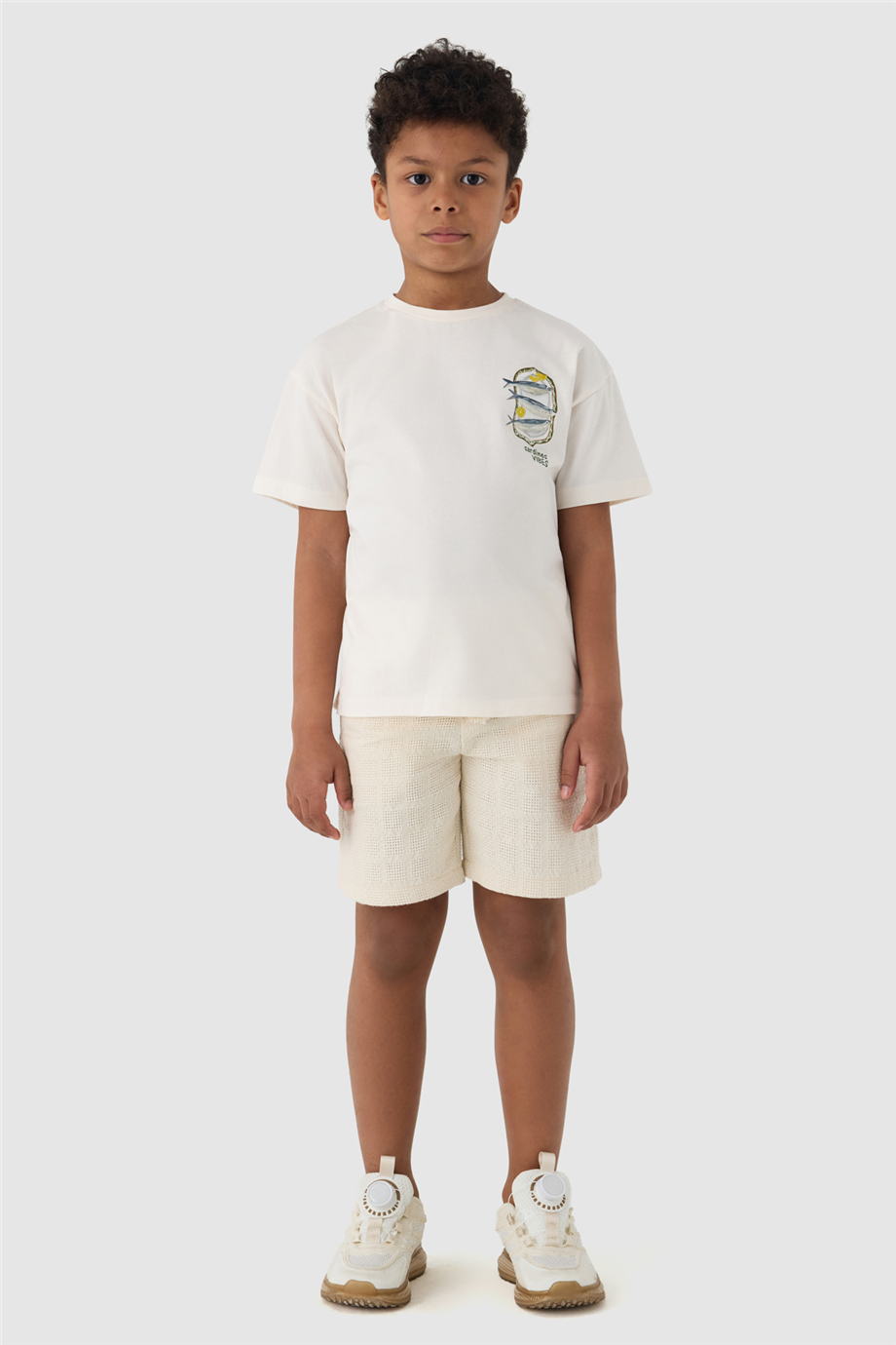  Boy Ecru Tshirt Boy Ecru Tshirt