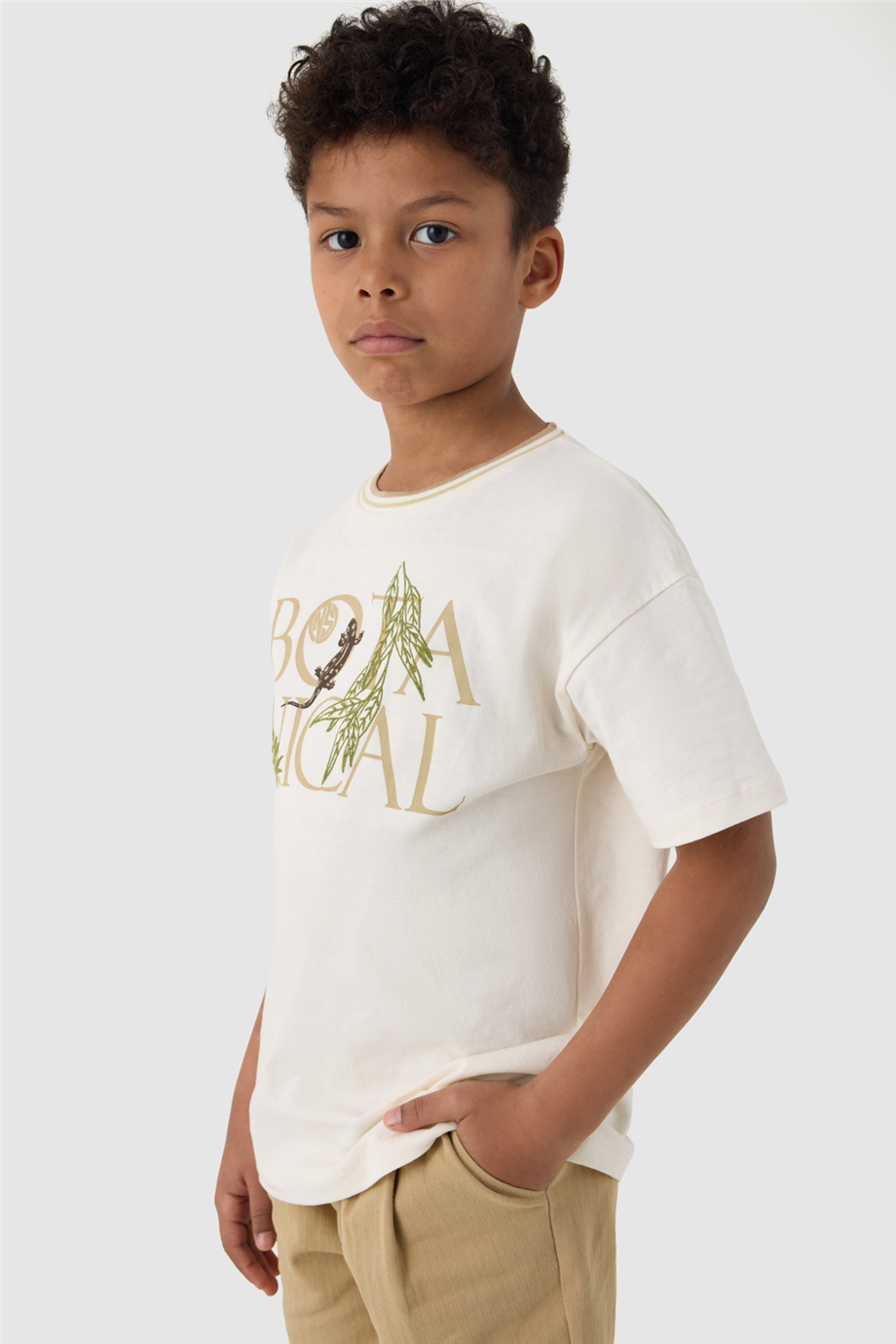  Boy Ecru Tshirt Boy Ecru Tshirt