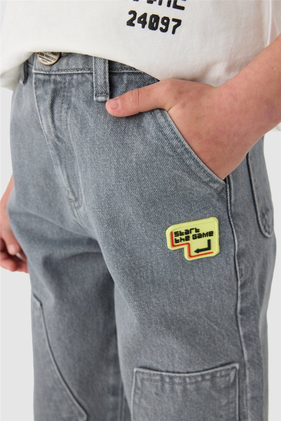 NBT Jeans Erkek Çocuk Gri PantolonNBT Jeans Erkek Çocuk Gri Pantolon