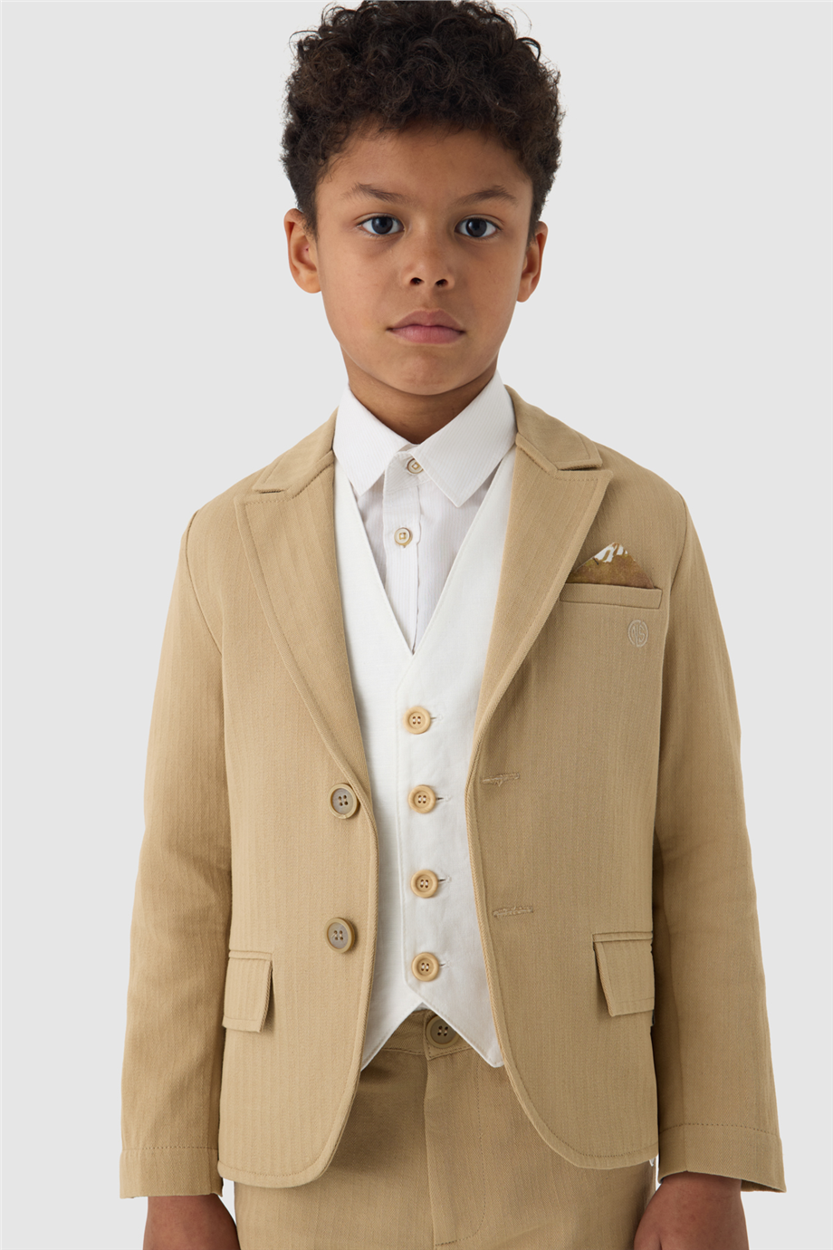  Boy Brown Jacket  Boy Brown Jacket 