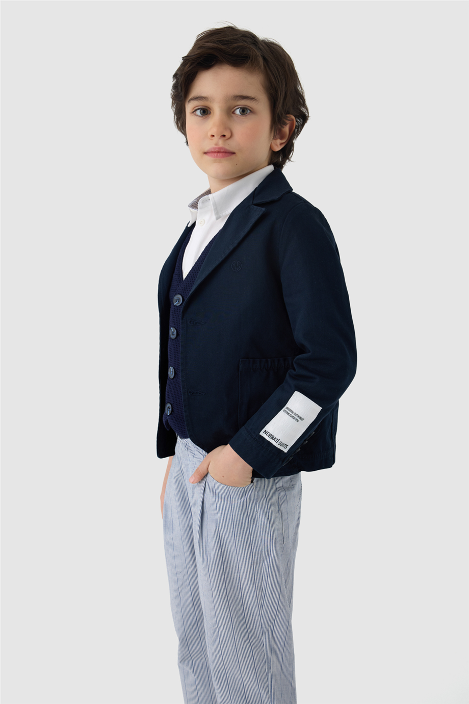  Boy Navy Blue Jacket Boy Navy Blue Jacket