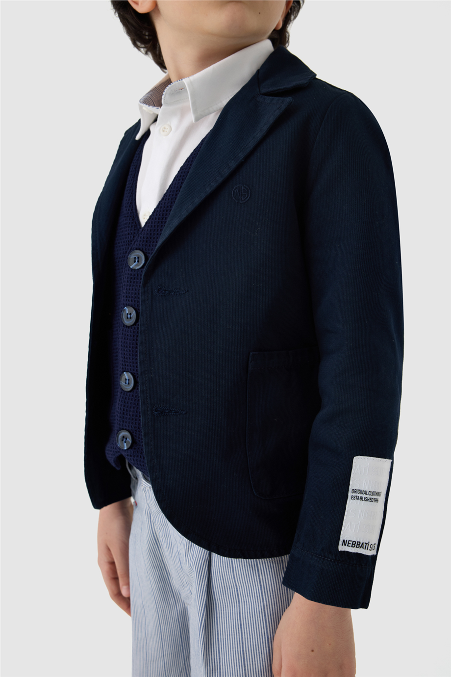  Boy Navy Blue Jacket Boy Navy Blue Jacket