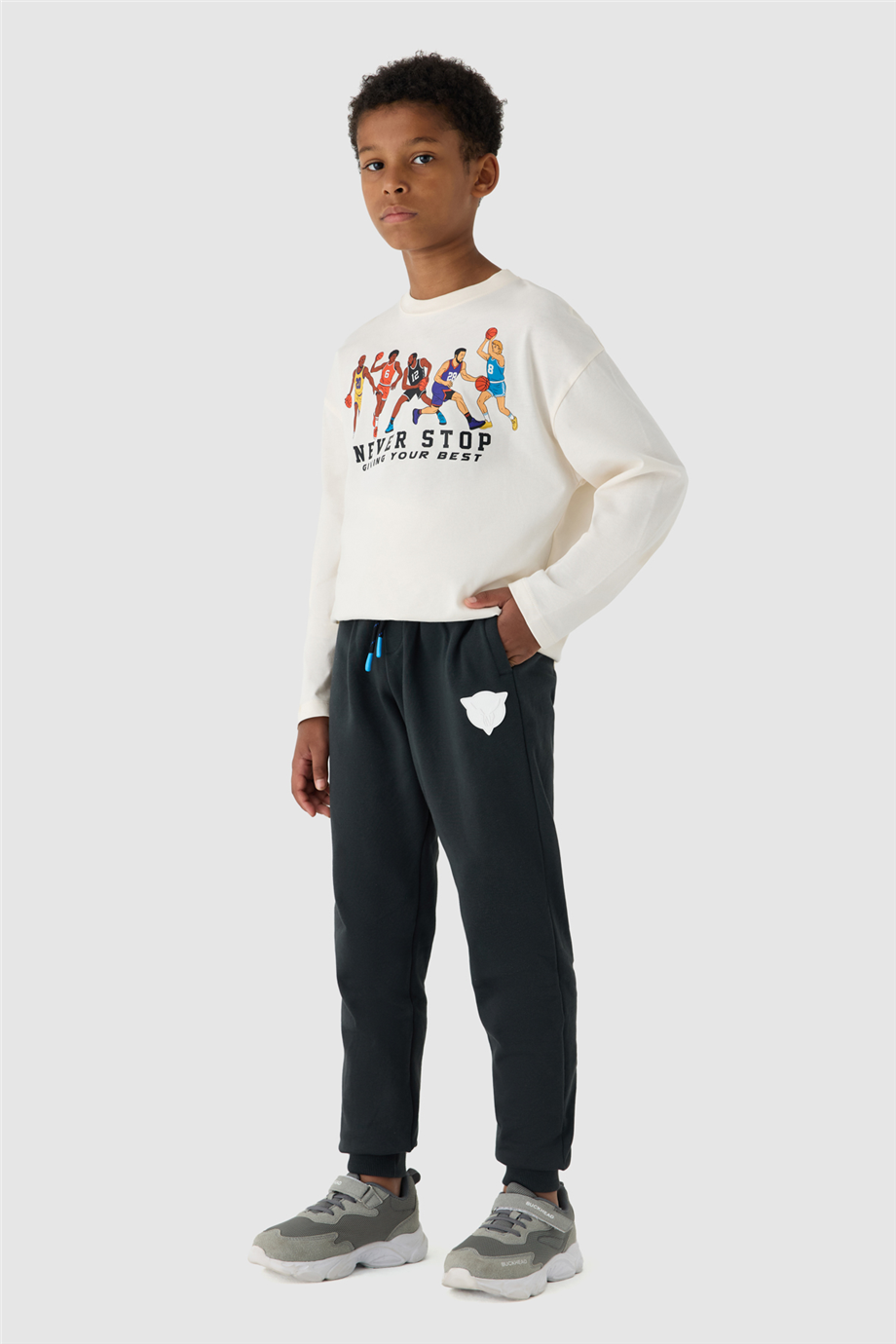 NBT Jeans Erkek Çocuk Siyah Eşofman AltıNBT Jeans Erkek Çocuk Siyah Eşofman Altı