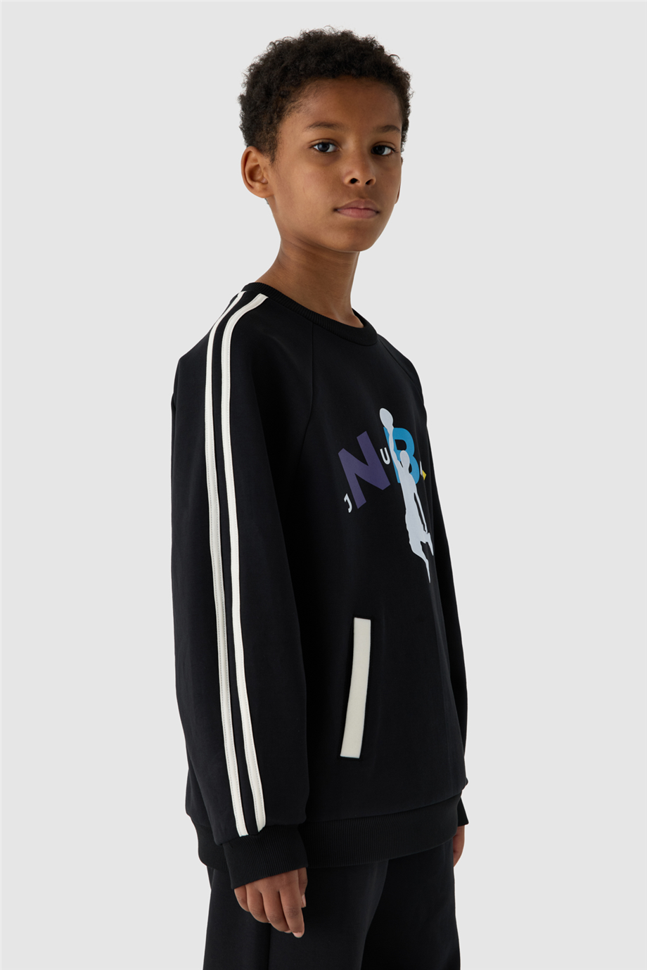 NBT Jeans Erkek Çocuk Siyah SweatshirtNBT Jeans Erkek Çocuk Siyah Sweatshirt