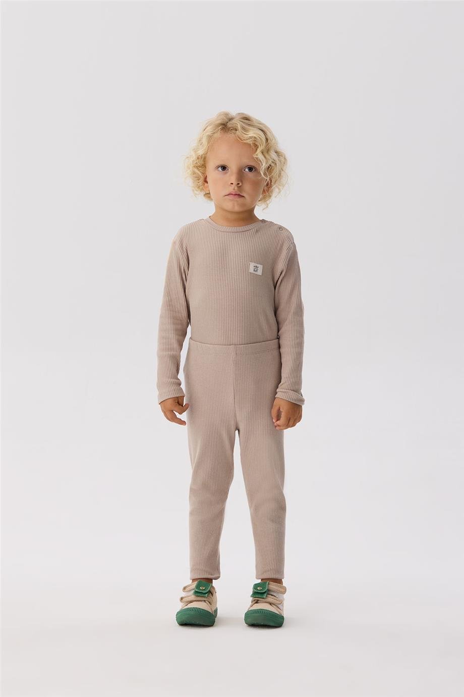 Nebbati Basic Erkek Bebek Bej Tayt